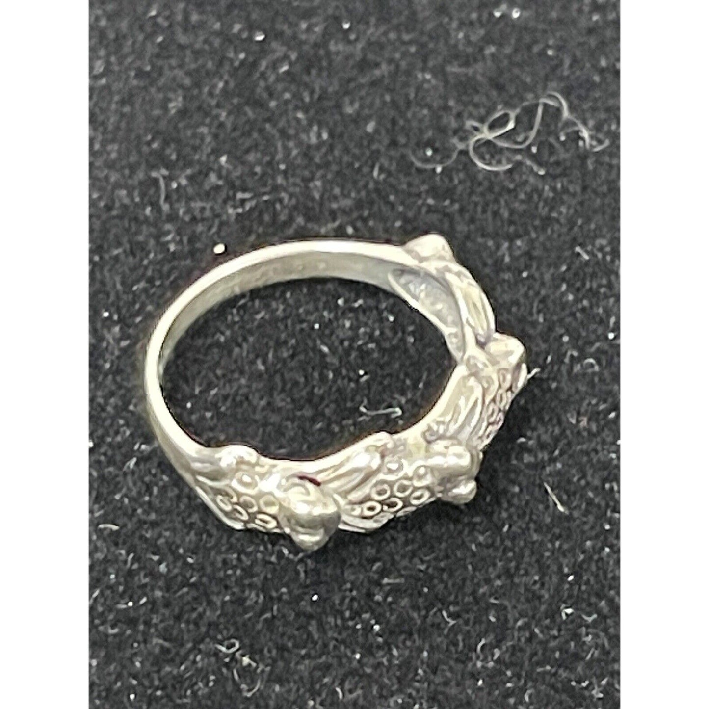 Sterling Silver Frog Ring Size 5.75 925 K29