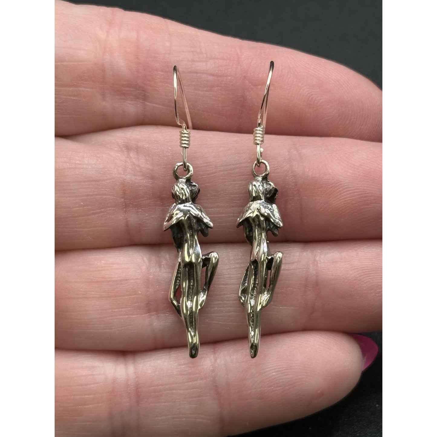 New Condition Sterling Silver Kama Sutra Intimate Earrings 925