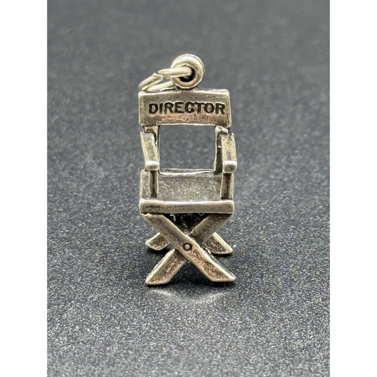 Vintage Sterling Silver Directors Chair Hollywood CA Charm P3