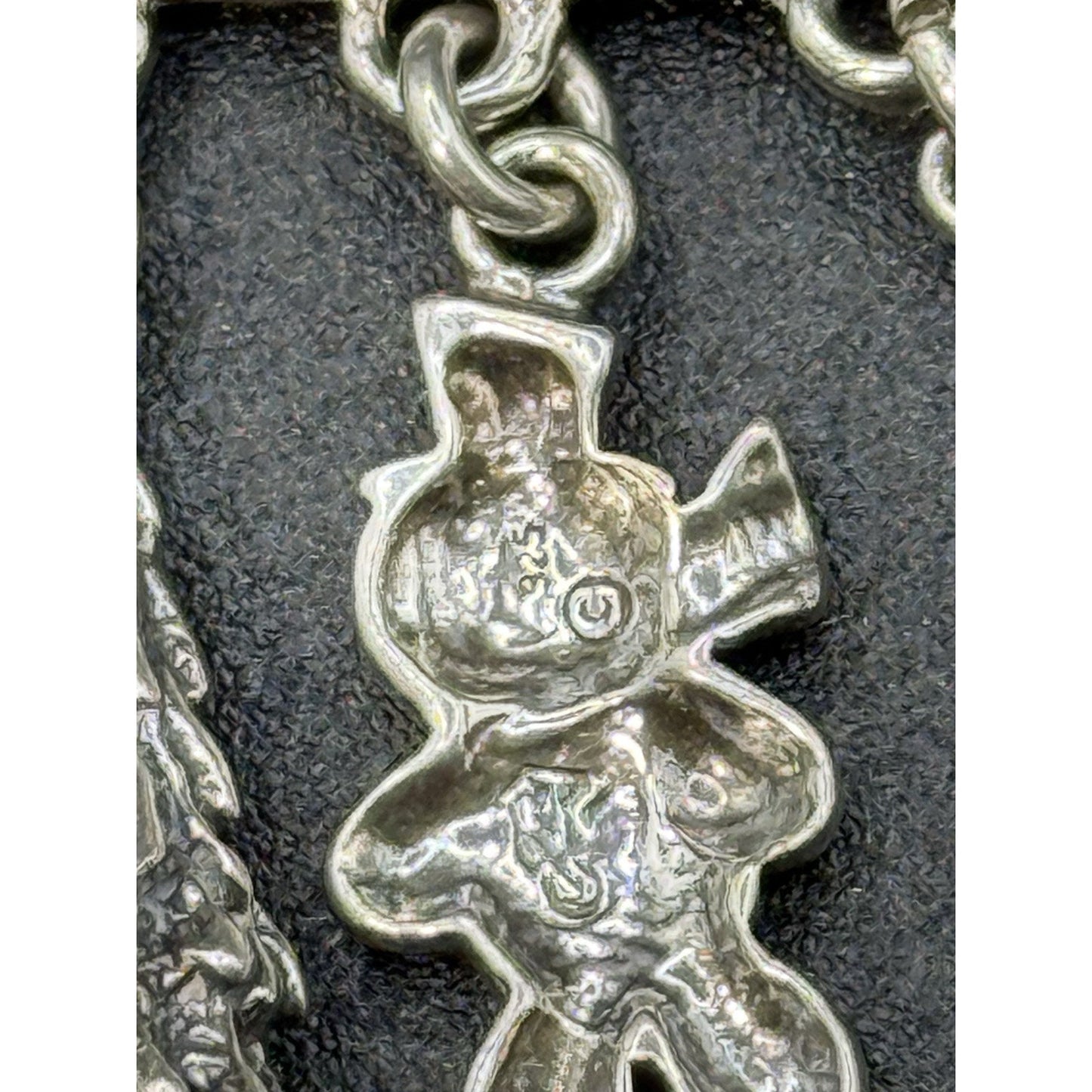 Vintage Sterling Silver Christmas Theme Brooch Pin 10 Grams P5