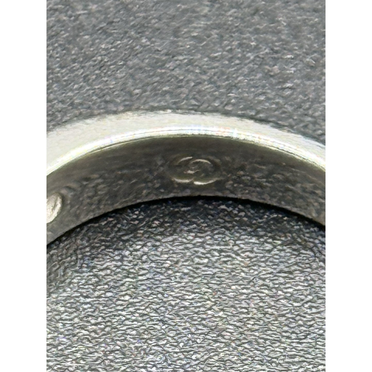 EUC Sterling Silver 7-Stone Cubic Zirconia Channel Band Wedding Ring Size6.5 N28