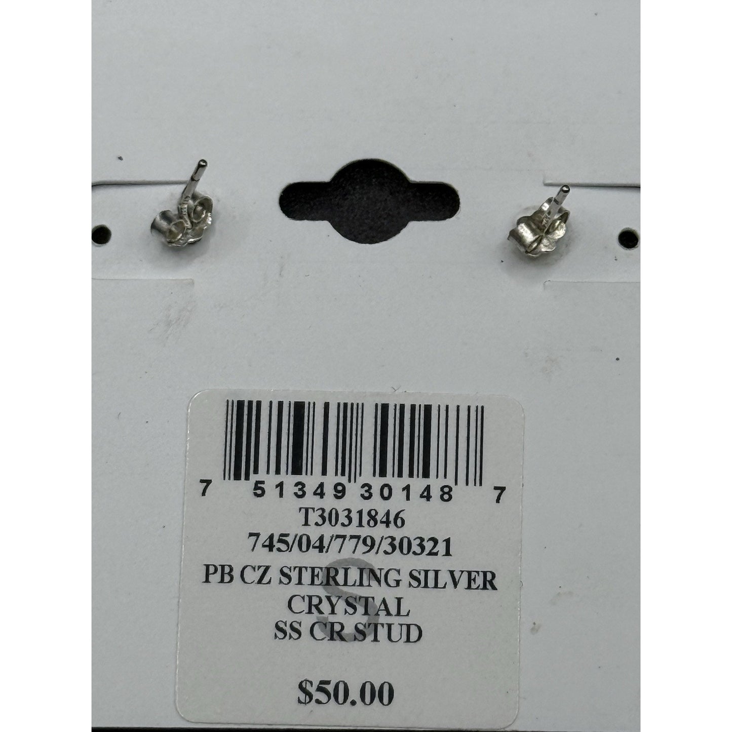 Giani Bernini Sterling Silver Crystals Pineapple Earrings N19