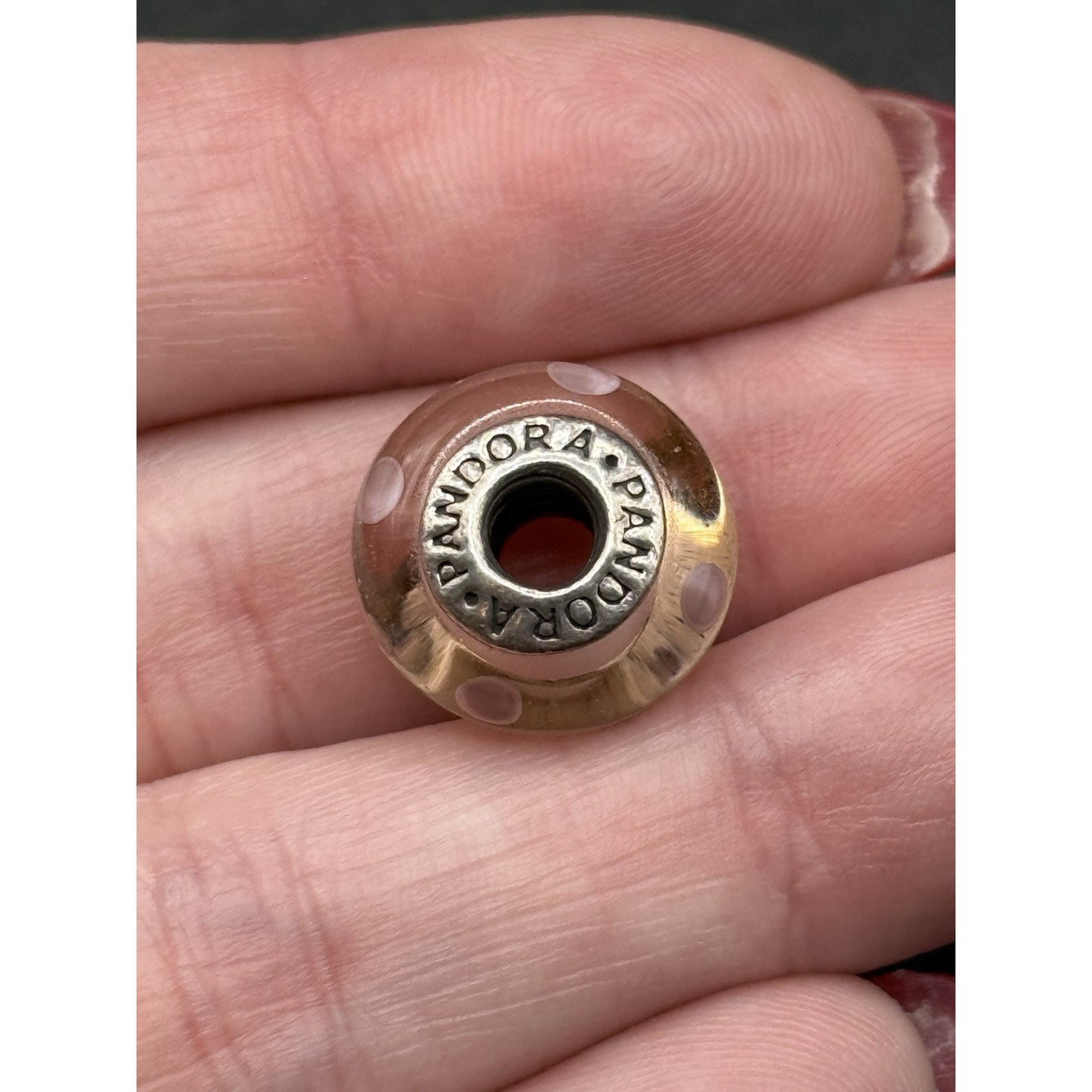 Pandora Pink Bubble Murano ALE 925 N19