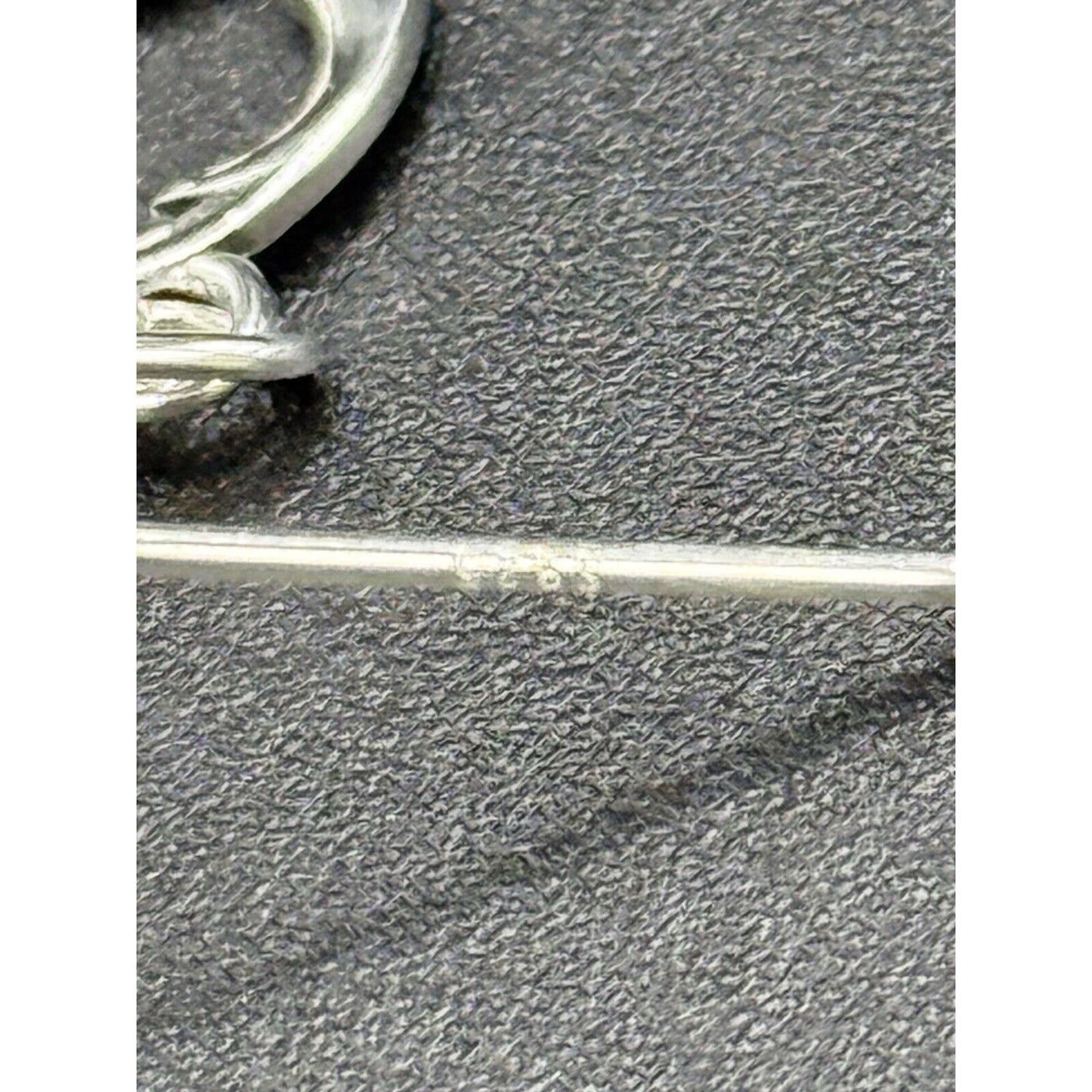 New Condition Sterling Silver Two Cats Dangle Earrings 925