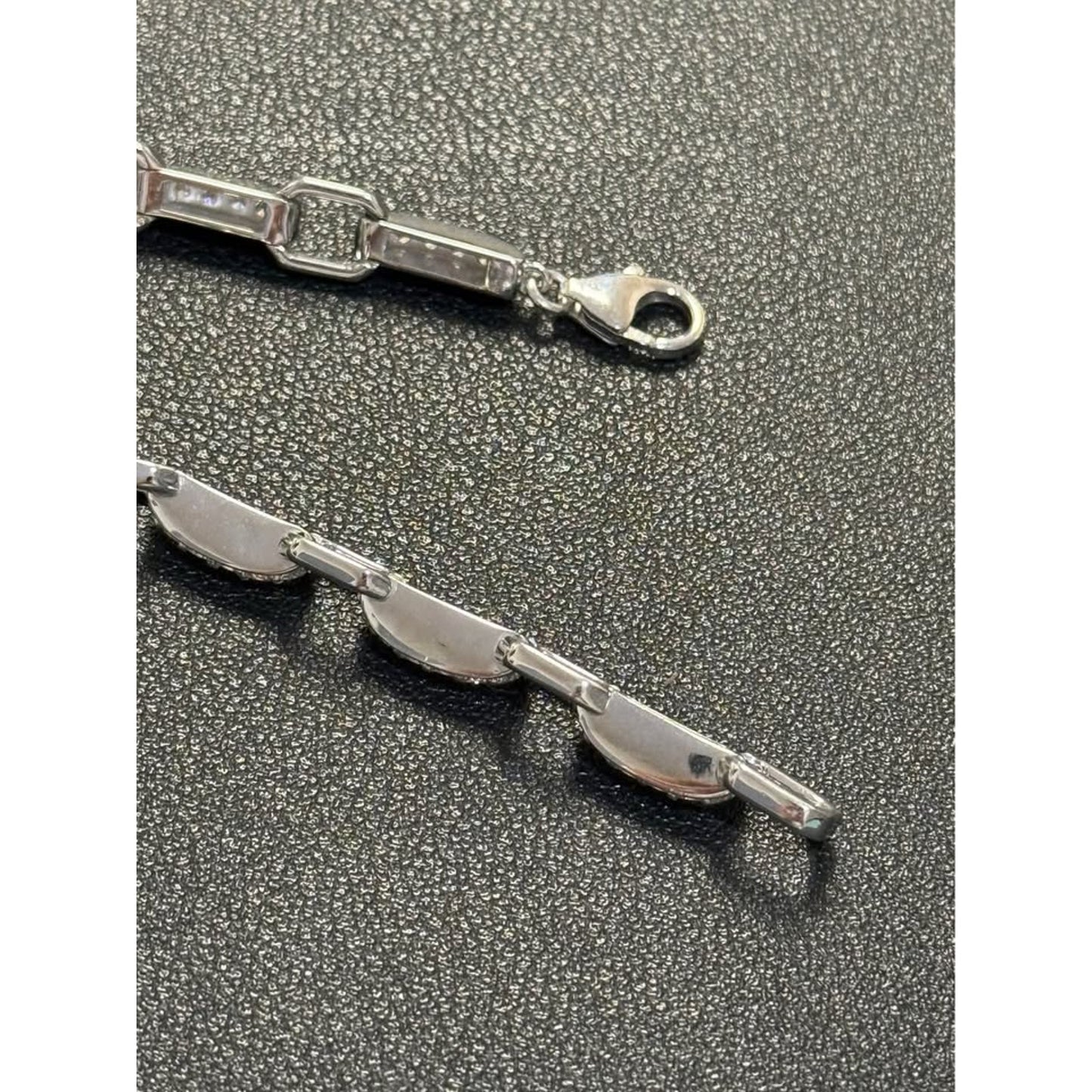 7.5” Sterling Silver Lab Grown 2.75 CTW Diamonds Tennis Bracelet E-F Color VS Clarity
