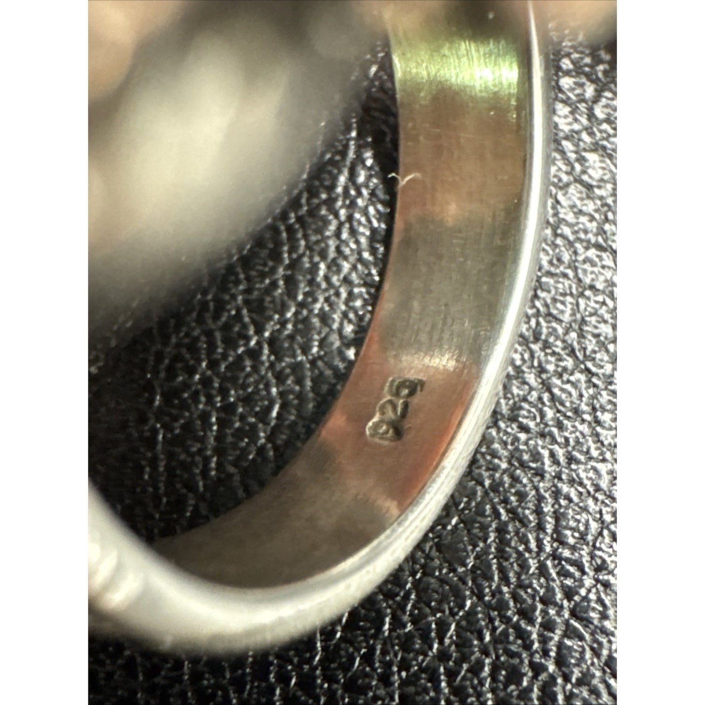 New Condition Sterling Silver Arizona Turquoise Long Ring Size 7