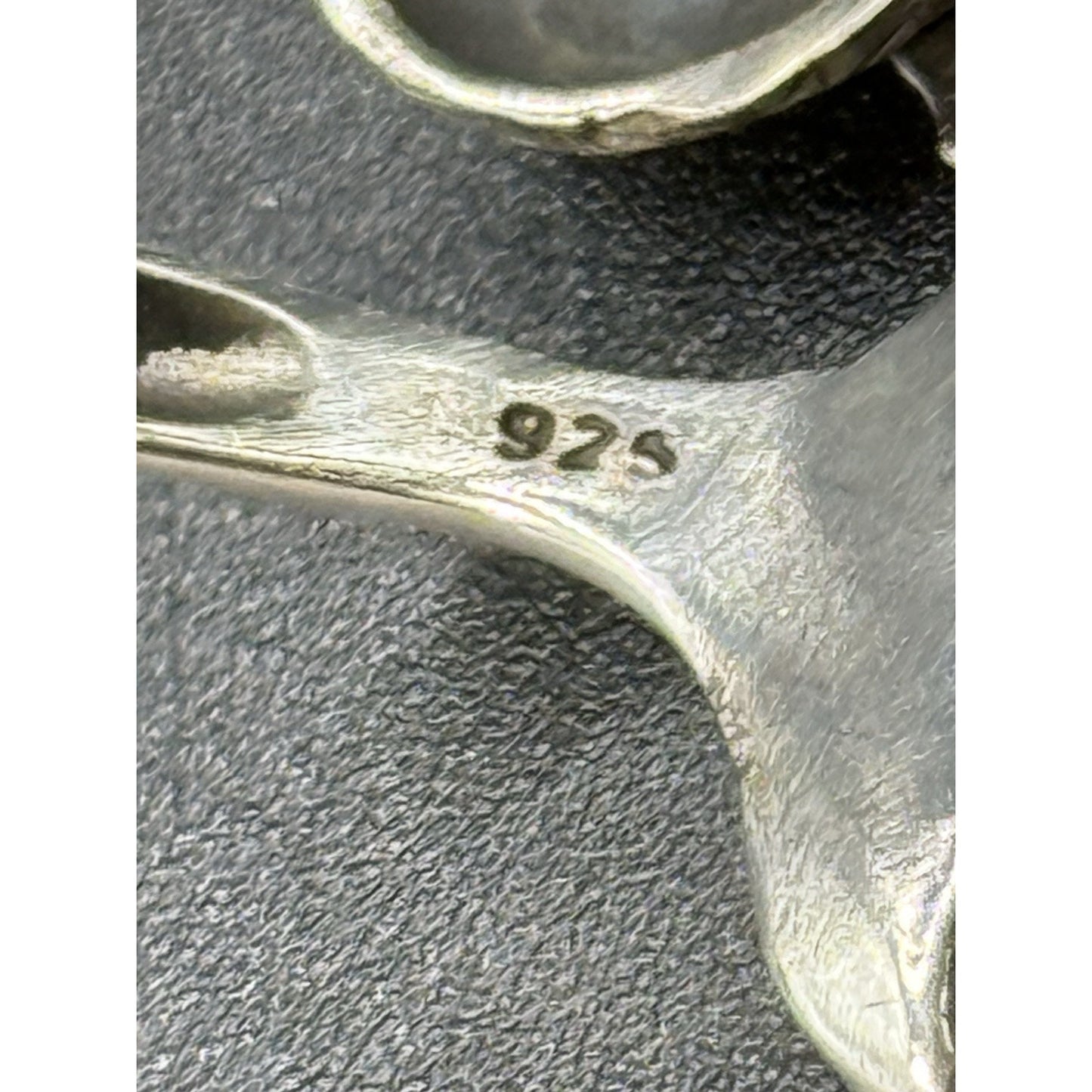 New Condition Sterling Silver Whale Ring Size 7.00 Adjustable