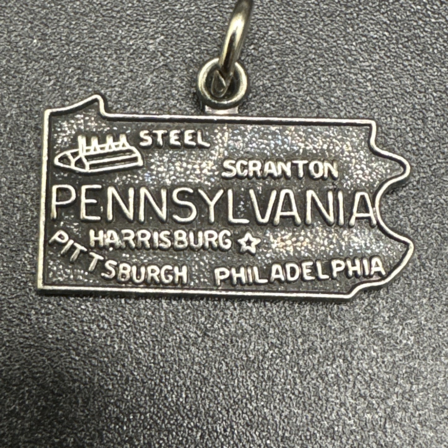 Sterling Silver Vintage Pennsylvania Charm Lot Of Two 925 P2