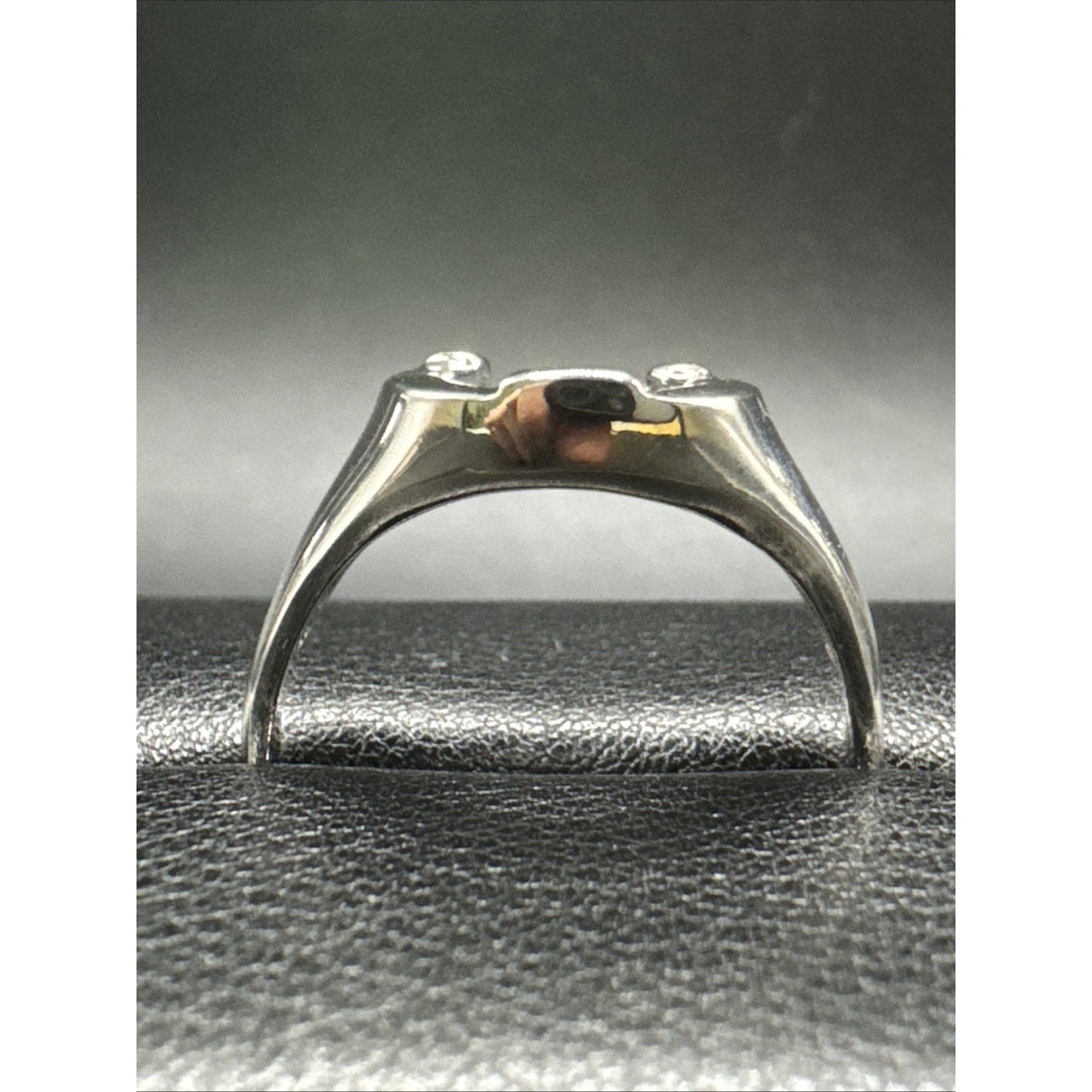 New Condition Sterling Silver Horse Shoe Luck Ring 925 Size 13