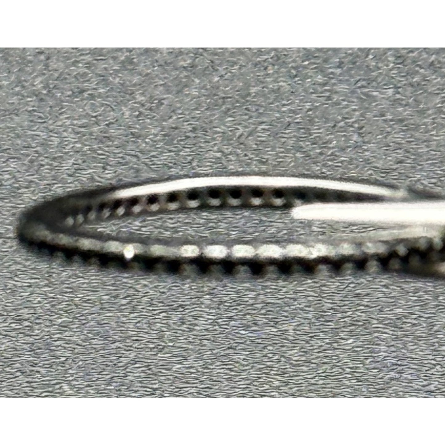 Black Oxidized Sterling Silver Black Cubic Zirconia Ring Size 9.00 N13
