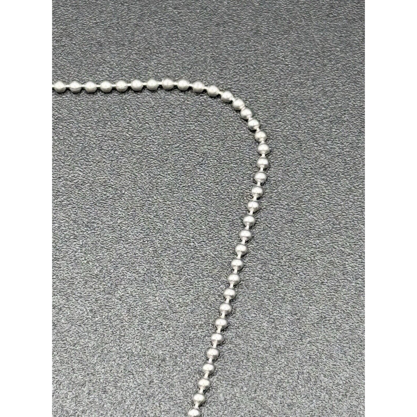 16” Sterling Silver Bathtub Chain Necklace 925 N12