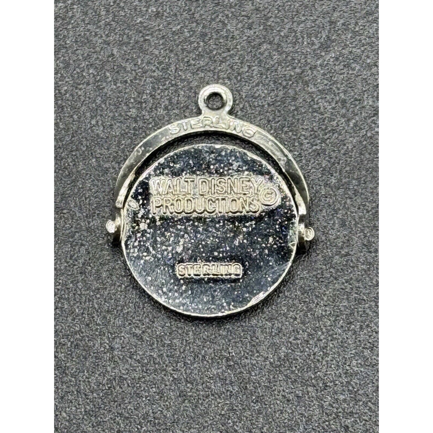 Vintage Walt Disney World Spinner Sterling Silver Charm M27
