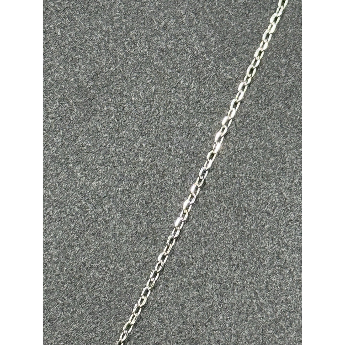 18” New Condition Sterling Silver Cross Bead Pendant Necklace 925