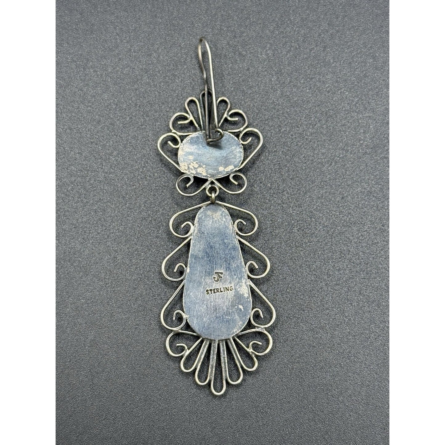 Native American Sterling Silver Single Earring ONE Only P10