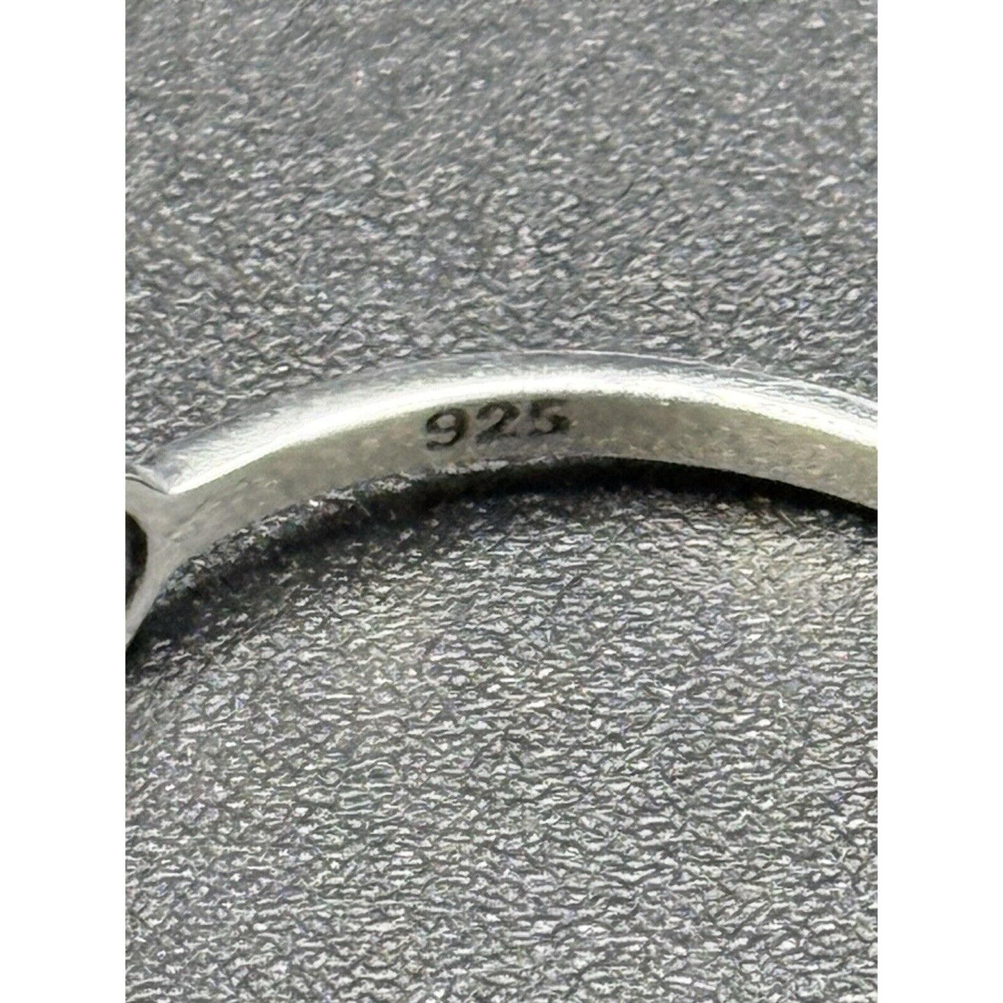 New Condition Sterling Silver 5-Stone Genuine Turquoise Ring Size 6.50