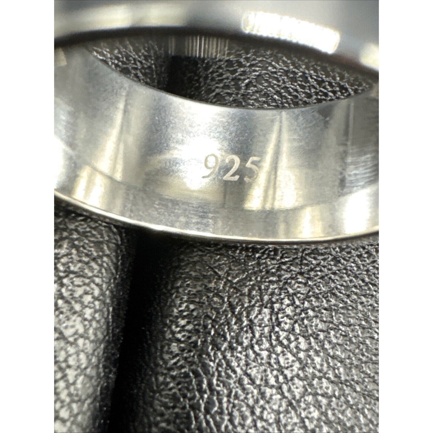 New Condition Sterling Silver Cigar Band Ring 925 Size 6.50