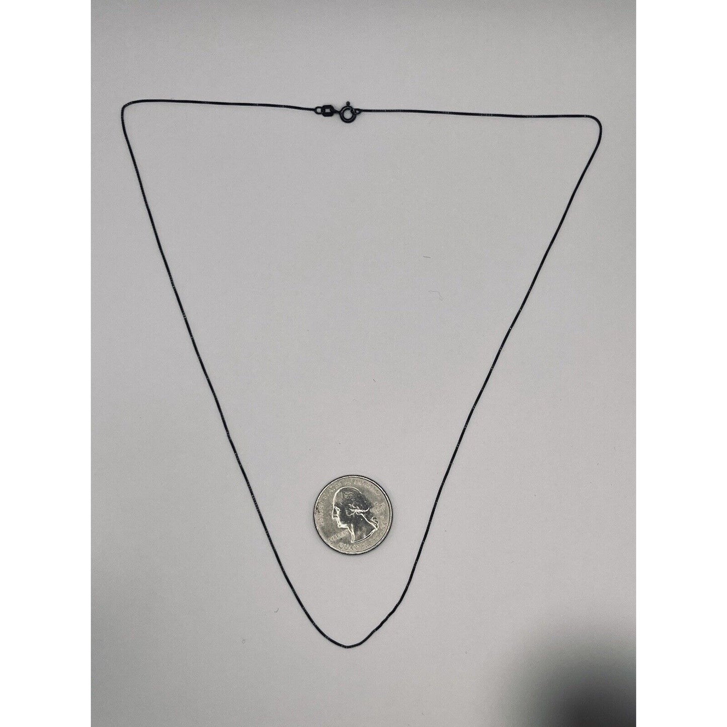 20” New Condition Black Rhodium Box Chain