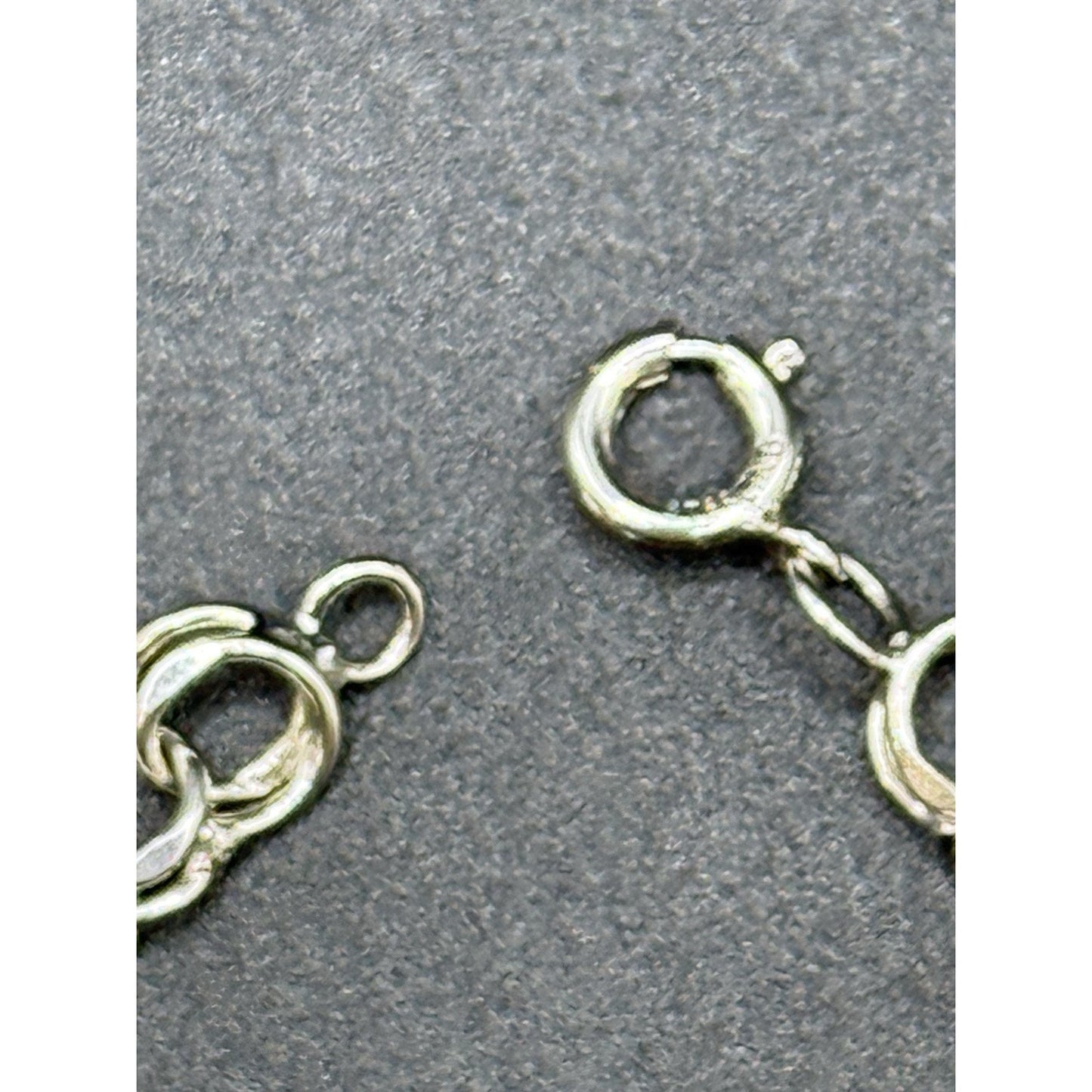 7.25” Sterling Silver Charm Bracelet 7 Grams 925 N28