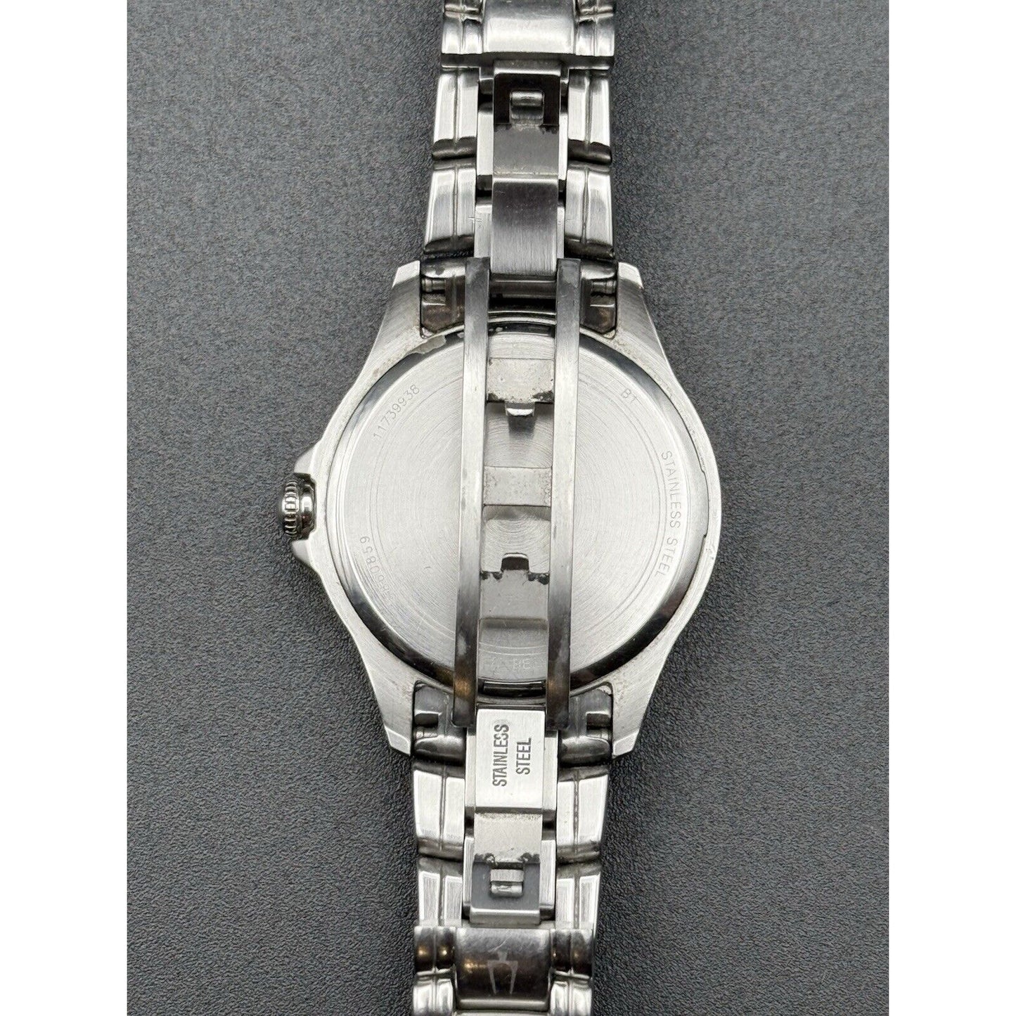 6” Bulova Ladies Watch Steel 36MM New Battery N12