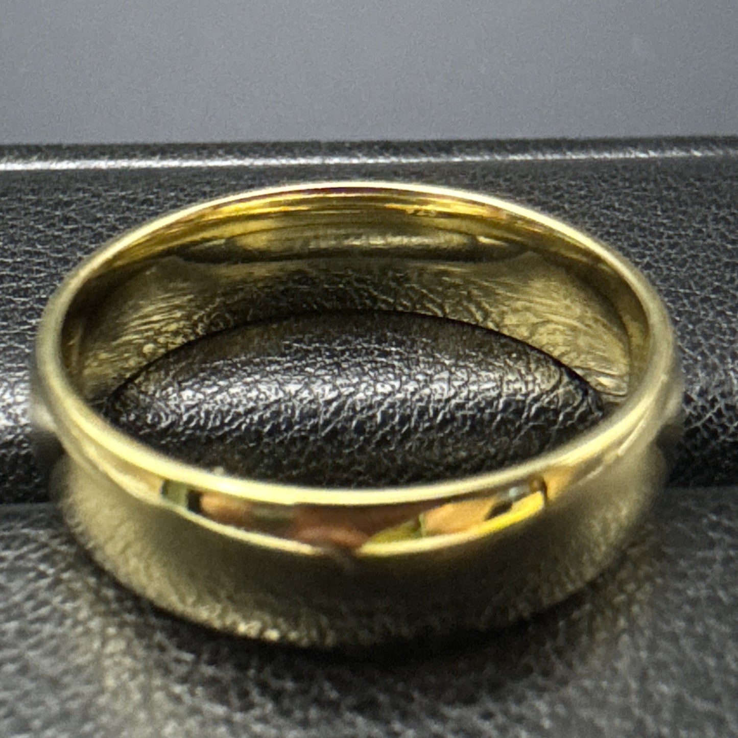 New Condition 6 Mm Gold Sterling Silver Comfort Fit Band Ring Size 10