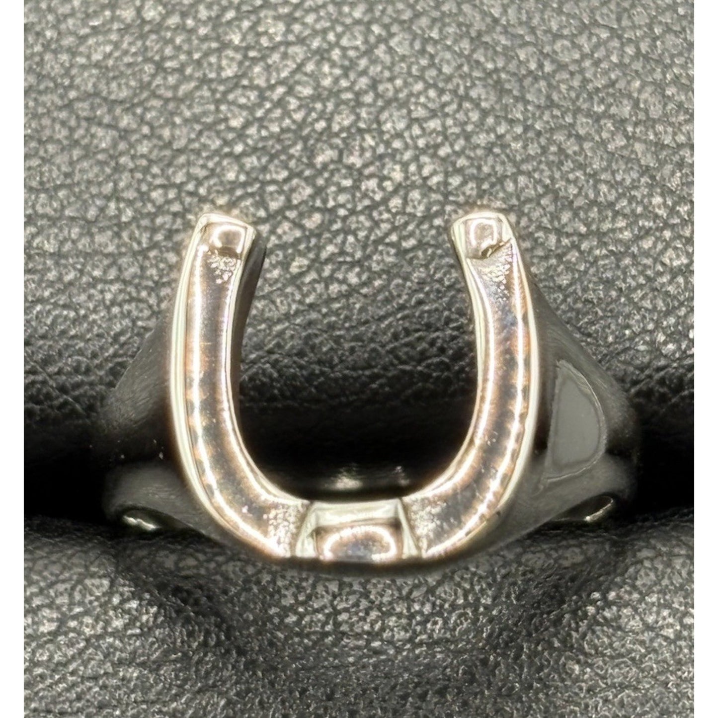 New Condition Sterling Silver Horseshoe Good Luck Ring 925 Size 10
