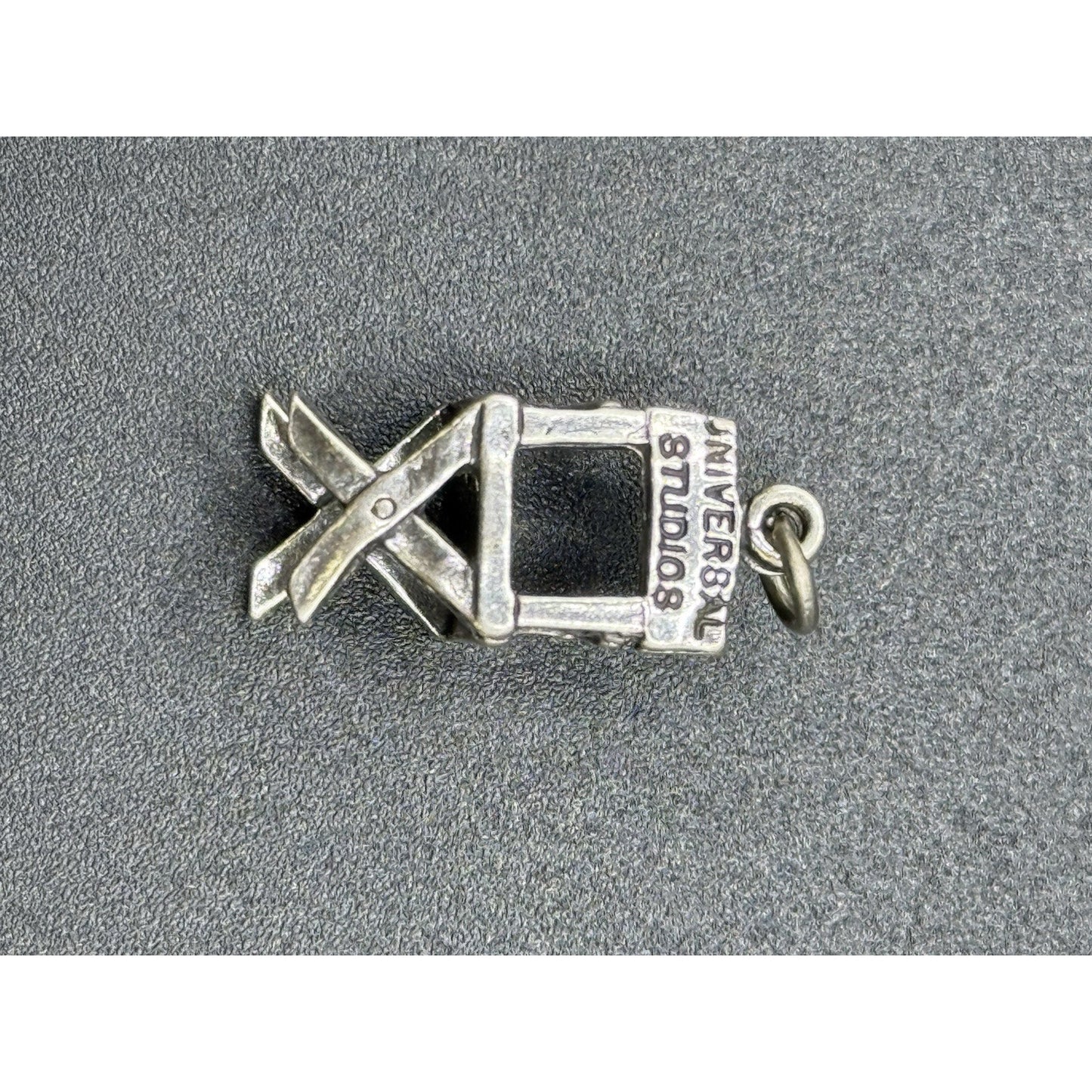 Vintage Sterling Silver Directors Chair Hollywood CA Charm P3