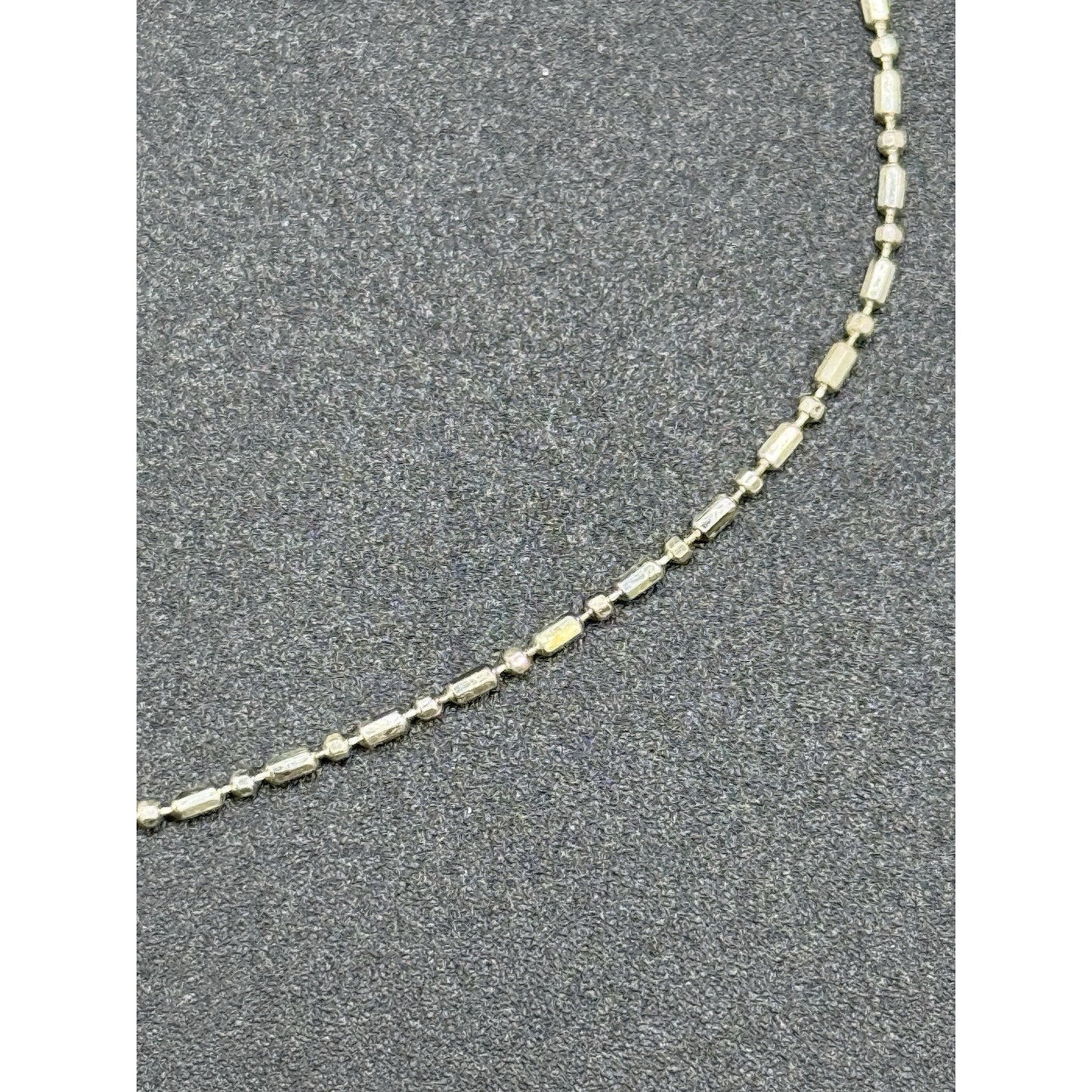 9” Sterling Silver Dashes Anklet Bracelet 925 P10