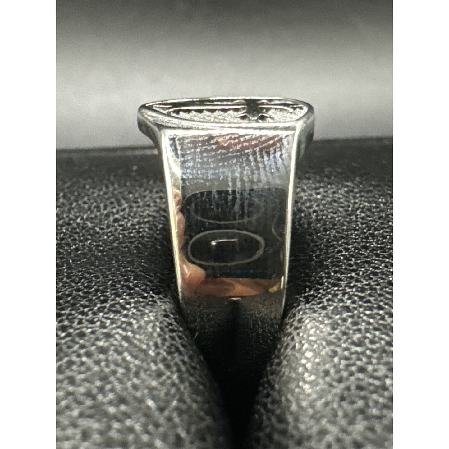 New Condition Sterling Silver Medieval Cross Ring 925 Size 10.00