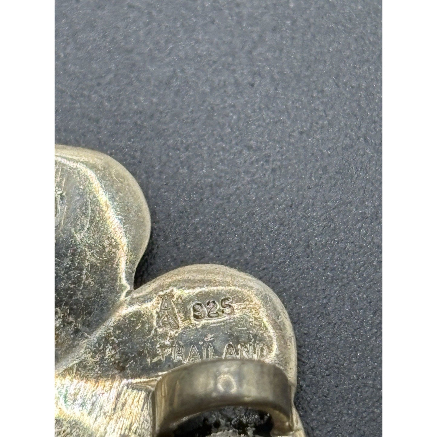 Celtic Sterling Silver 3 Leaf Clover Brooch Pendant Thailand W18