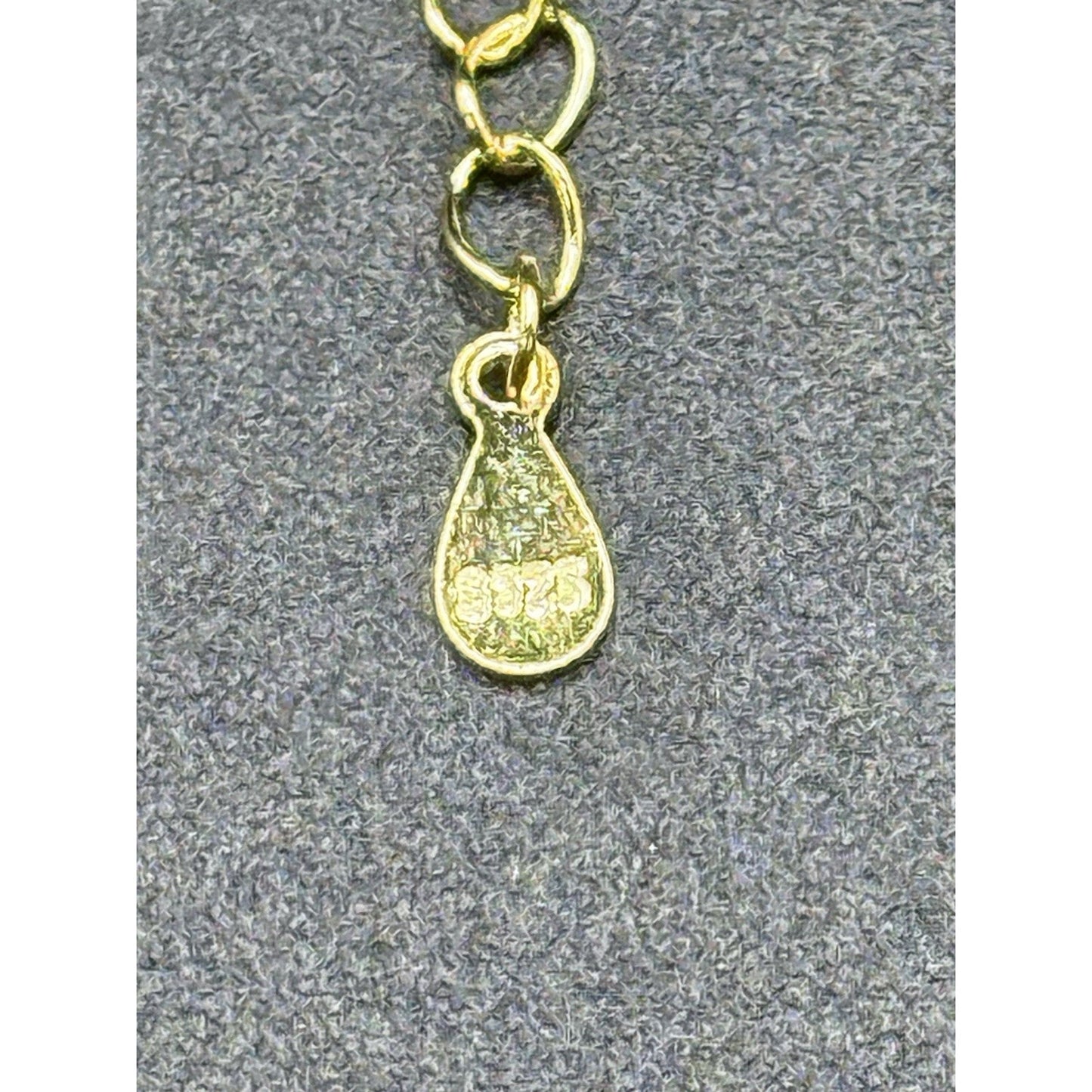 New Condition 18” Gold Sterling Silver Moissanite Cross Pendant Necklace GRA