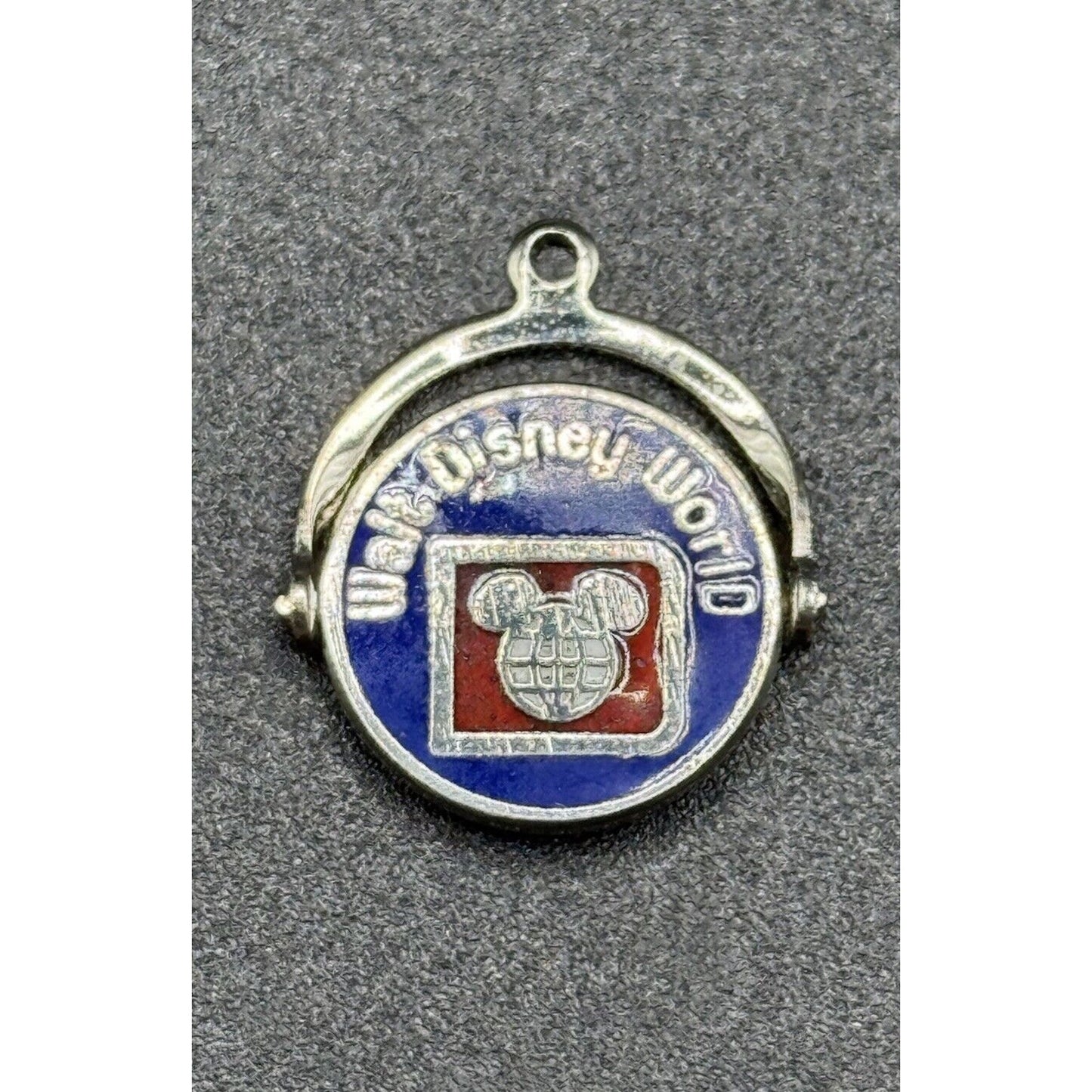 Vintage Walt Disney World Spinner Sterling Silver Charm M27
