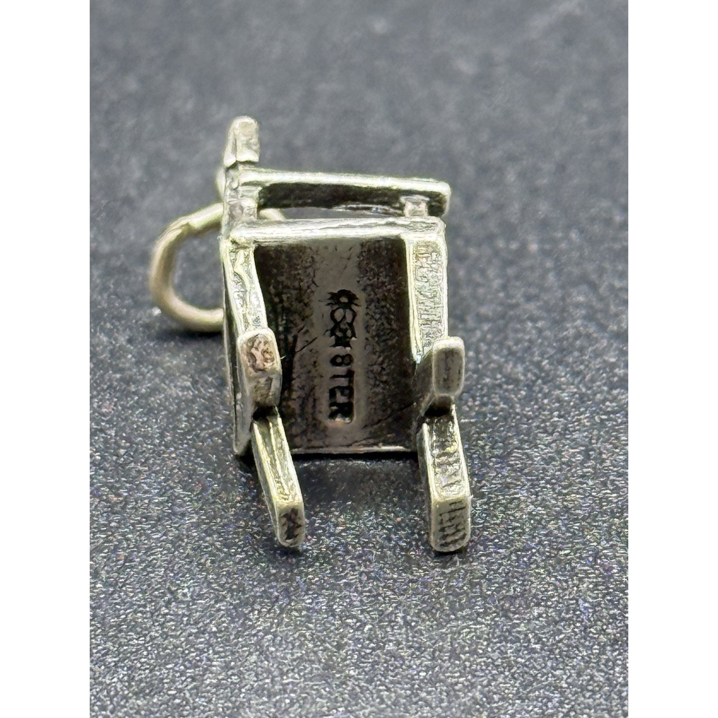 Vintage Sterling Silver Directors Chair Hollywood CA Charm P3