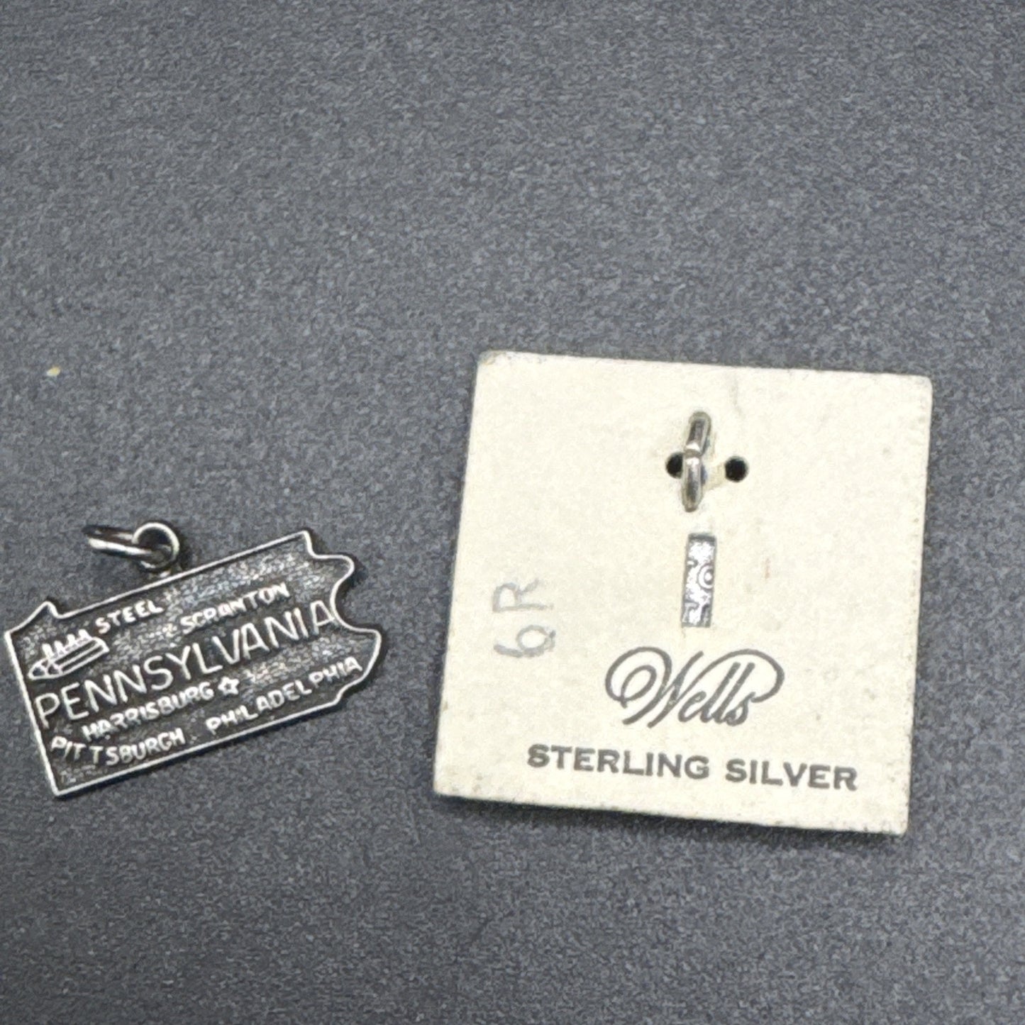 Sterling Silver Vintage Pennsylvania Charm Lot Of Two 925 P2