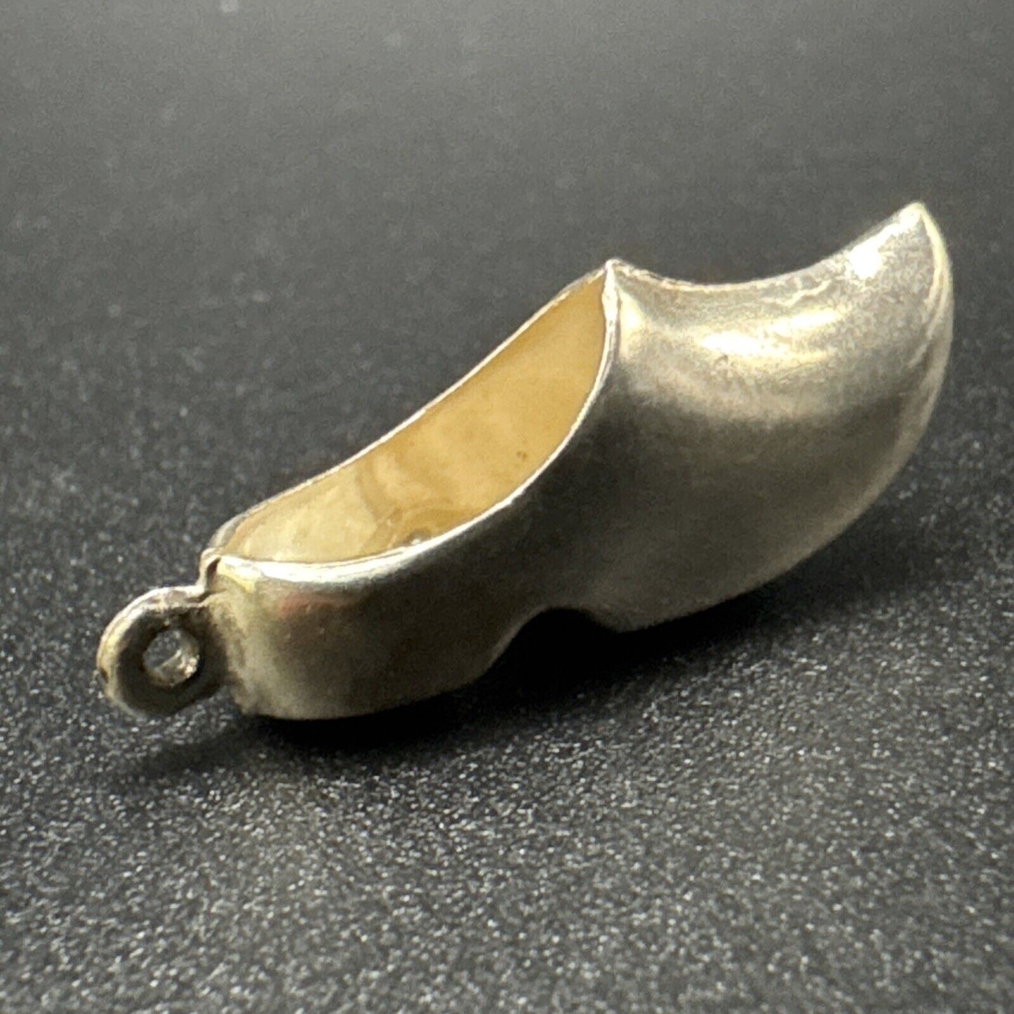 Vintage Sterling Silver Dutch Clog Charm 925 N1