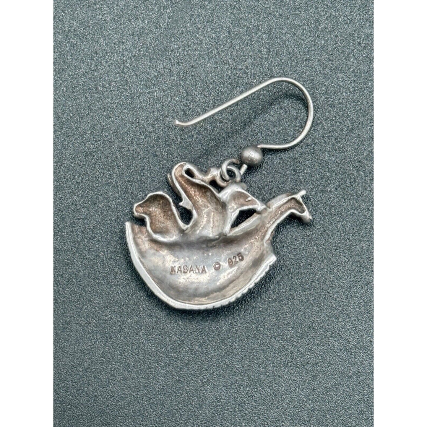 Kabana Sterling Silver Noah’s Ark Dangle Earrings 925 M15