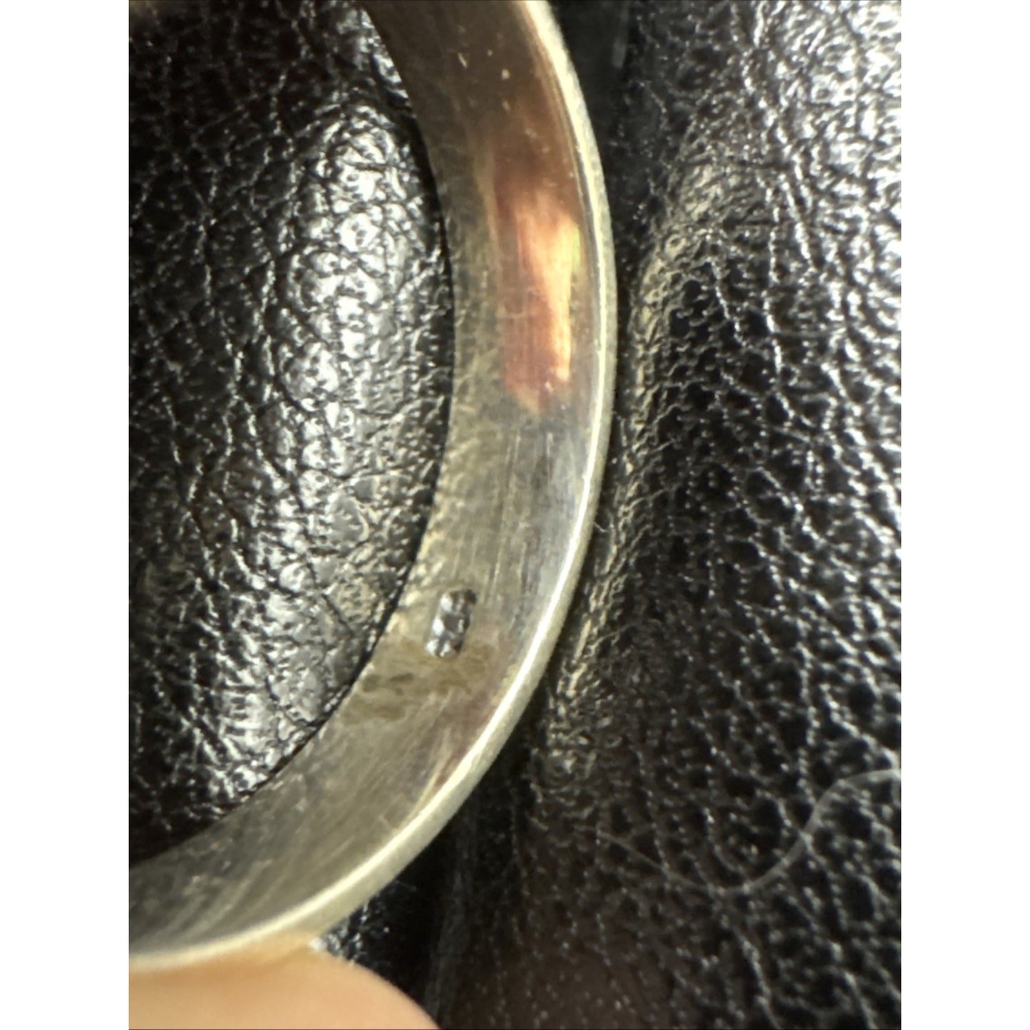 EUC Sterling Silver Chariot Long Ring 925 Size 7 T29
