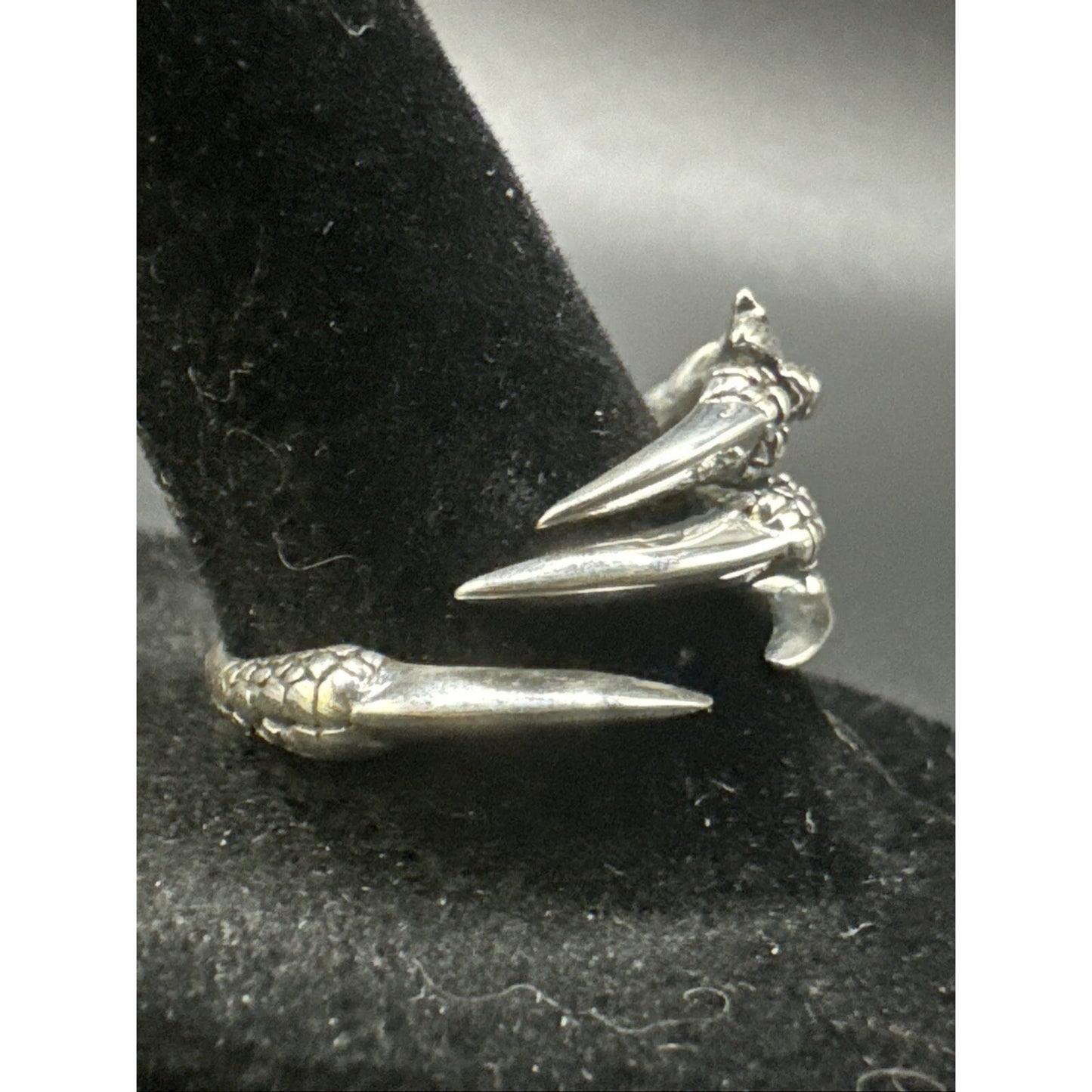 New Condition Sterling Silver Eagle Dragon Claw Ring 925 Size 10 Scarlet Witch
