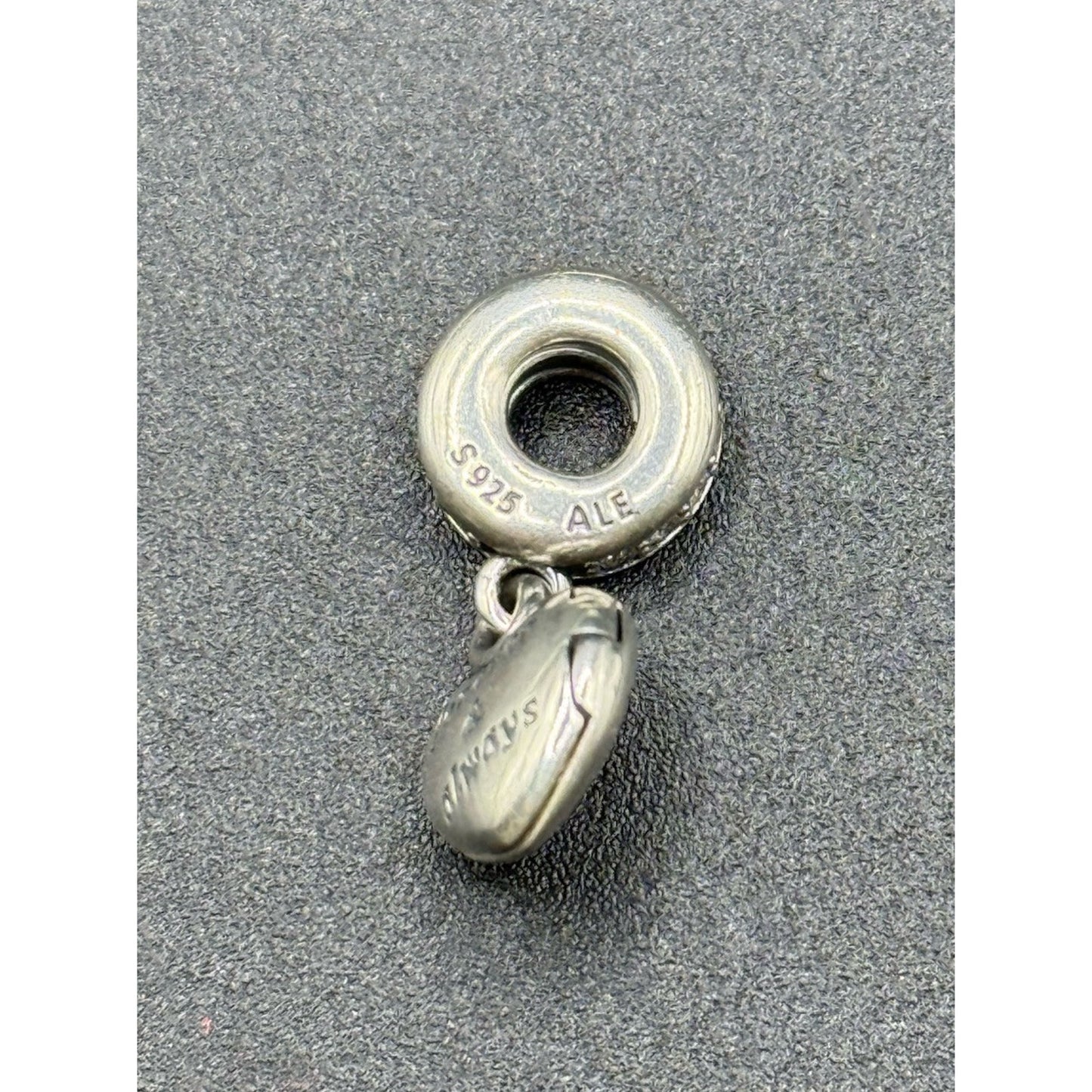 Pandora Sterling Silver Cubic Zirconia Locket Charm “My Beautiful Wife” ALE P12