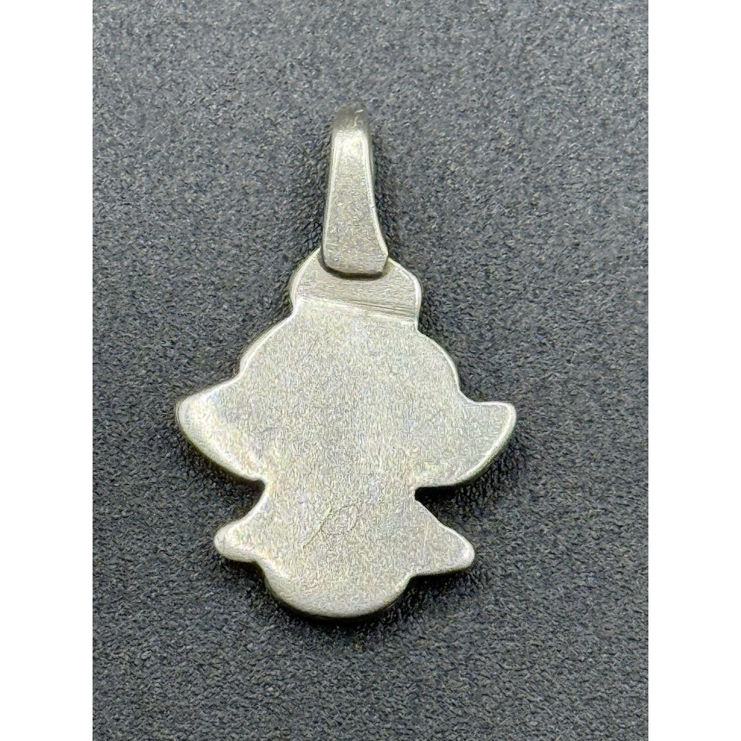 Vintage Sterling Silver Kachina Gem Inlay Charm Tested N28
