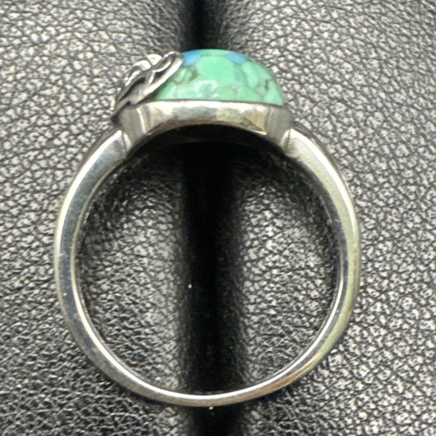 New Condition Sterling Silver Genuine Turquoise Ring Size 7