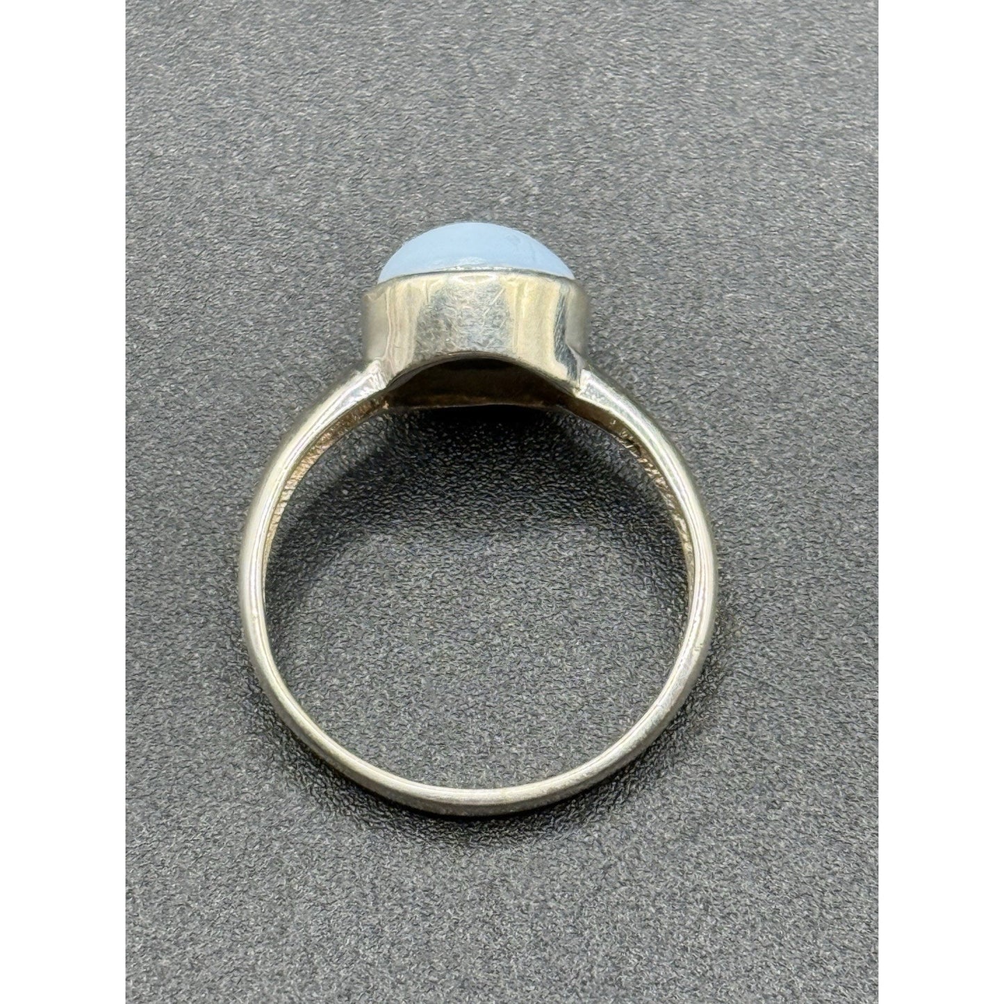 New Condition Sterling Silver Genuine Milky Aquamarine Ring Size 10.00 925 P19