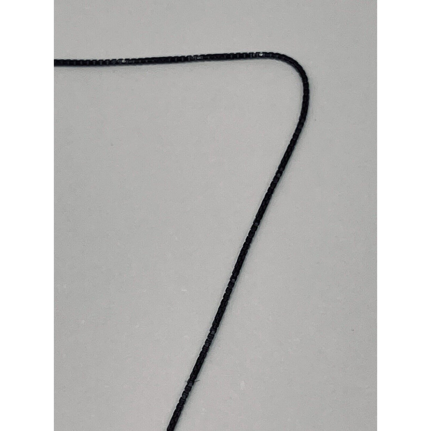 20” New Condition Black Rhodium Box Chain