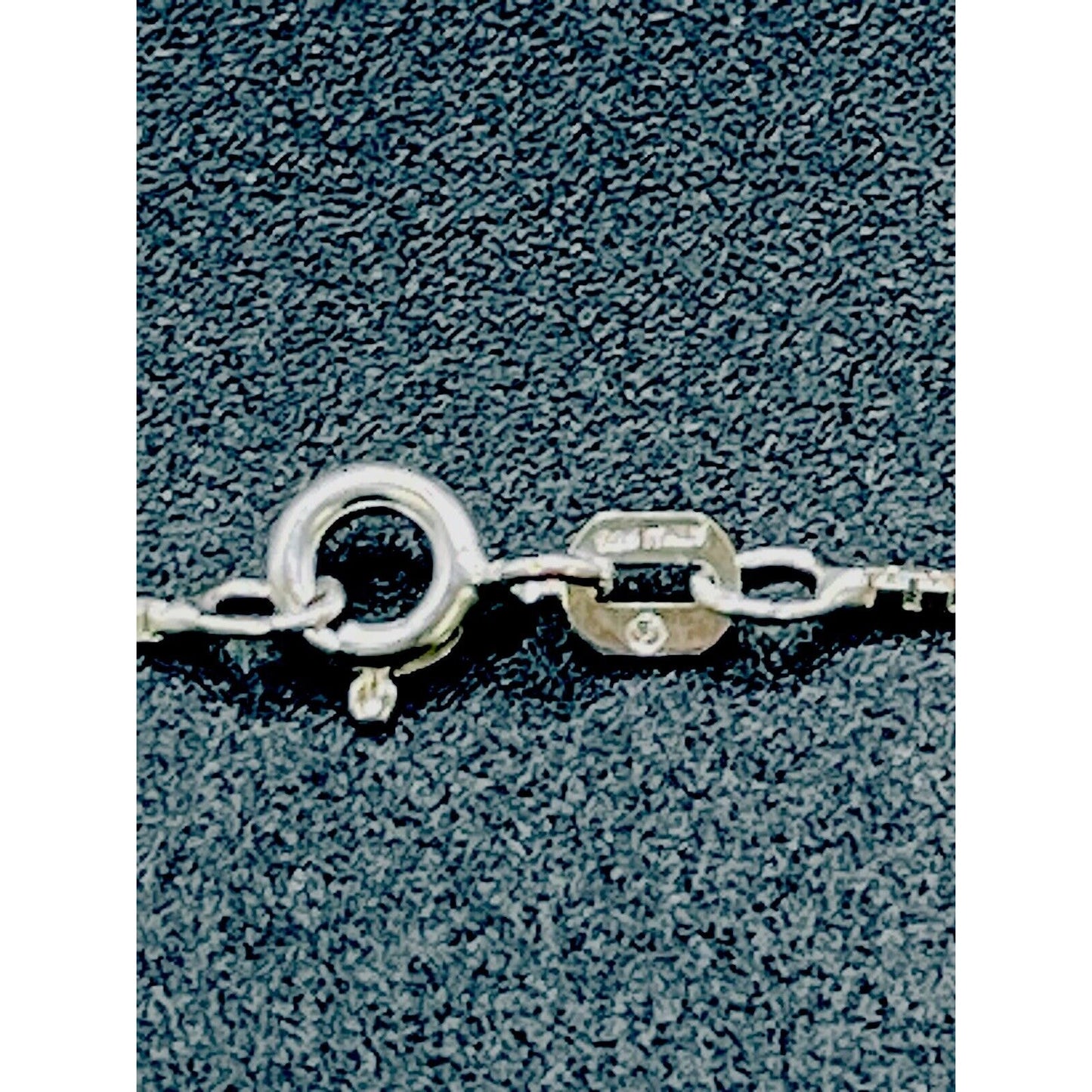 20” New Condition Sterling Silver Skull Anchor Necklace Box 925