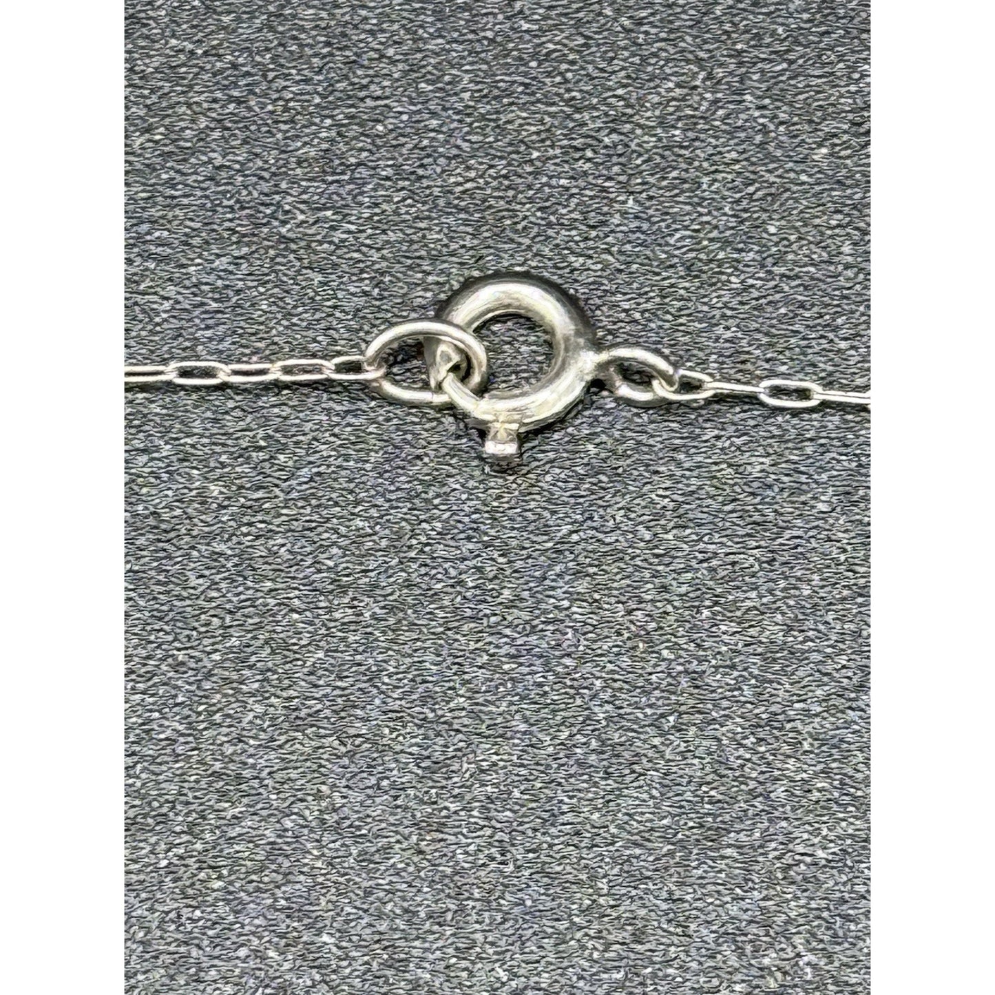 22” Vintage Sterling Silver Theda Cross Pendant Necklace 925 P11