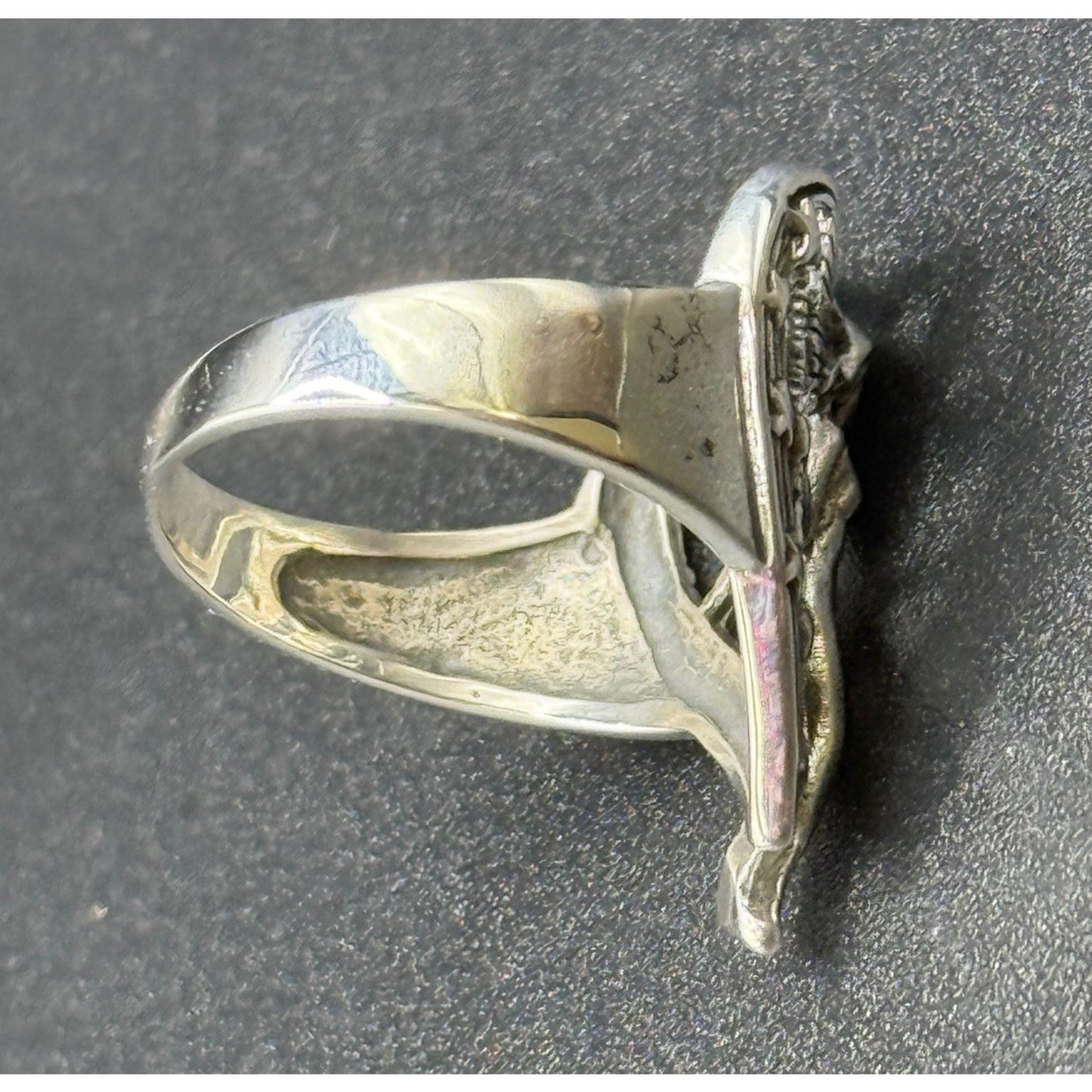 New Condition Sterling Silver Fairy Ring Size 7.00 925