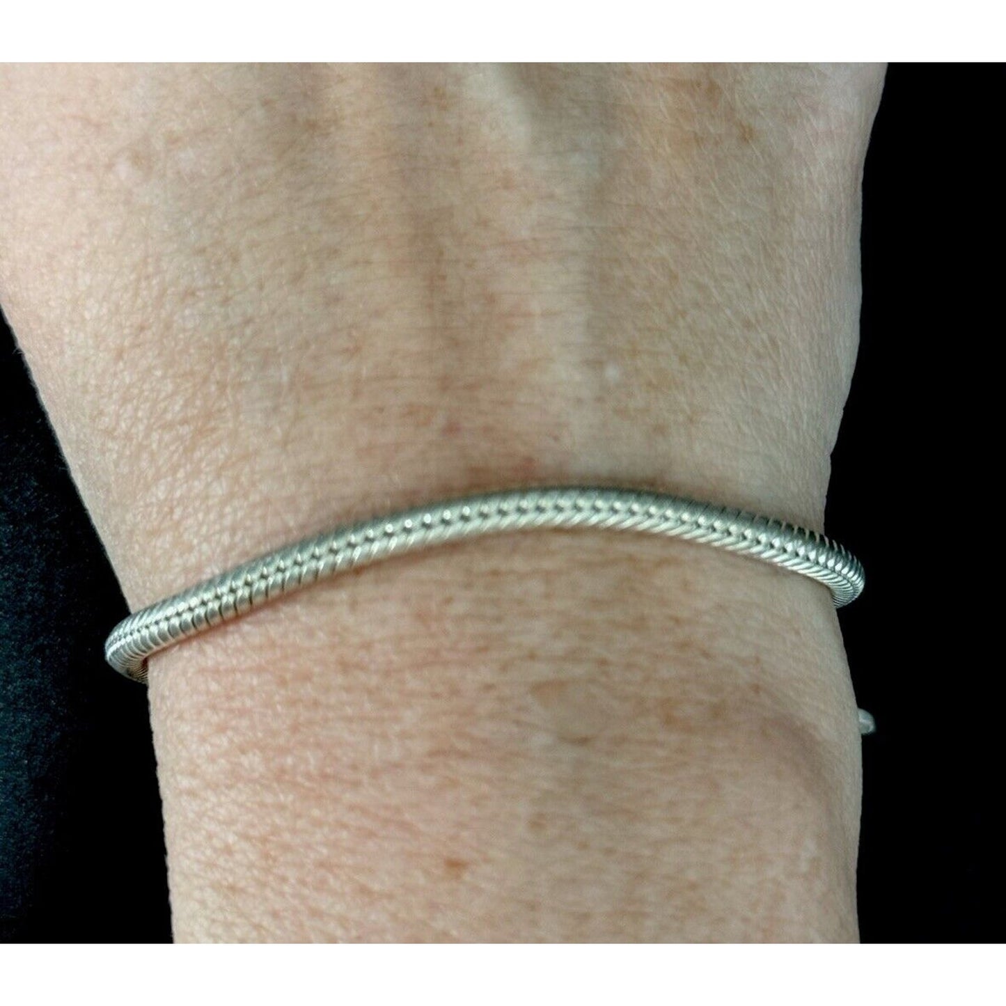 Sterling Silver 9” Snake Chain Bracelet 3.75MM 21 Grams M28