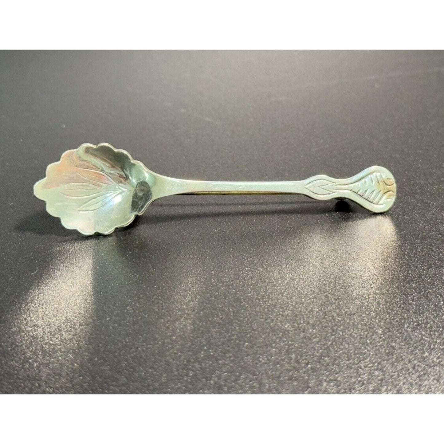 2.5” Sterling Silver Spoon Bar Brooch Pin 925 M24