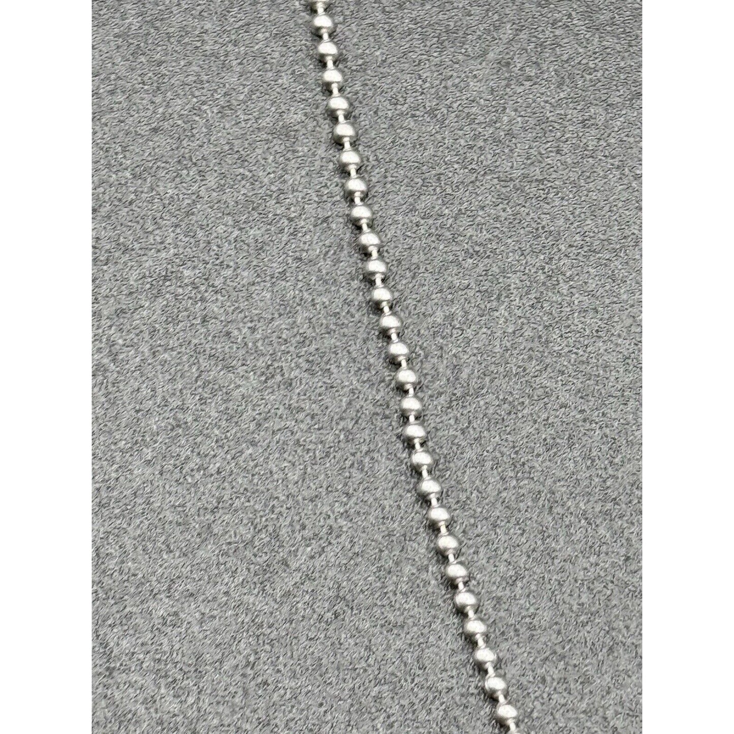 16” Sterling Silver Bathtub Chain Necklace 925 N12