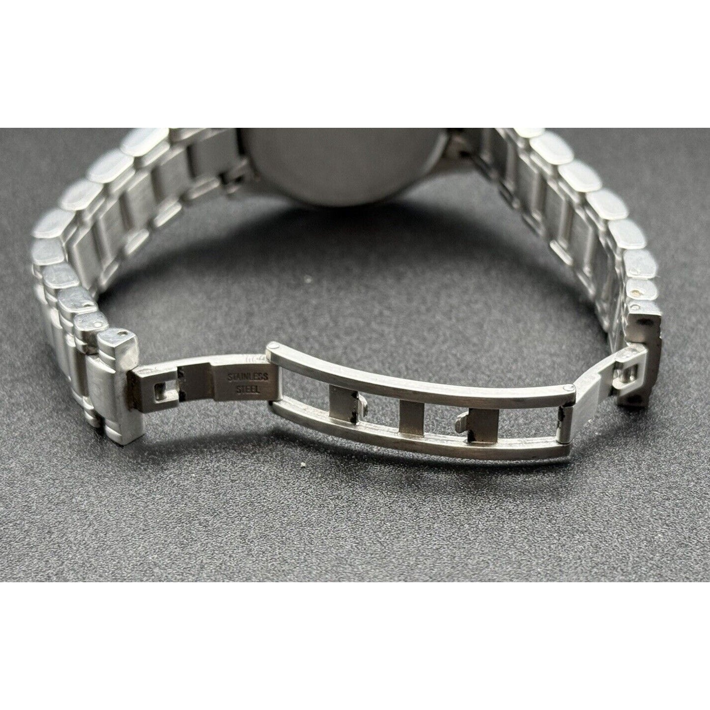 6” Bulova Ladies Watch Steel 36MM New Battery N12
