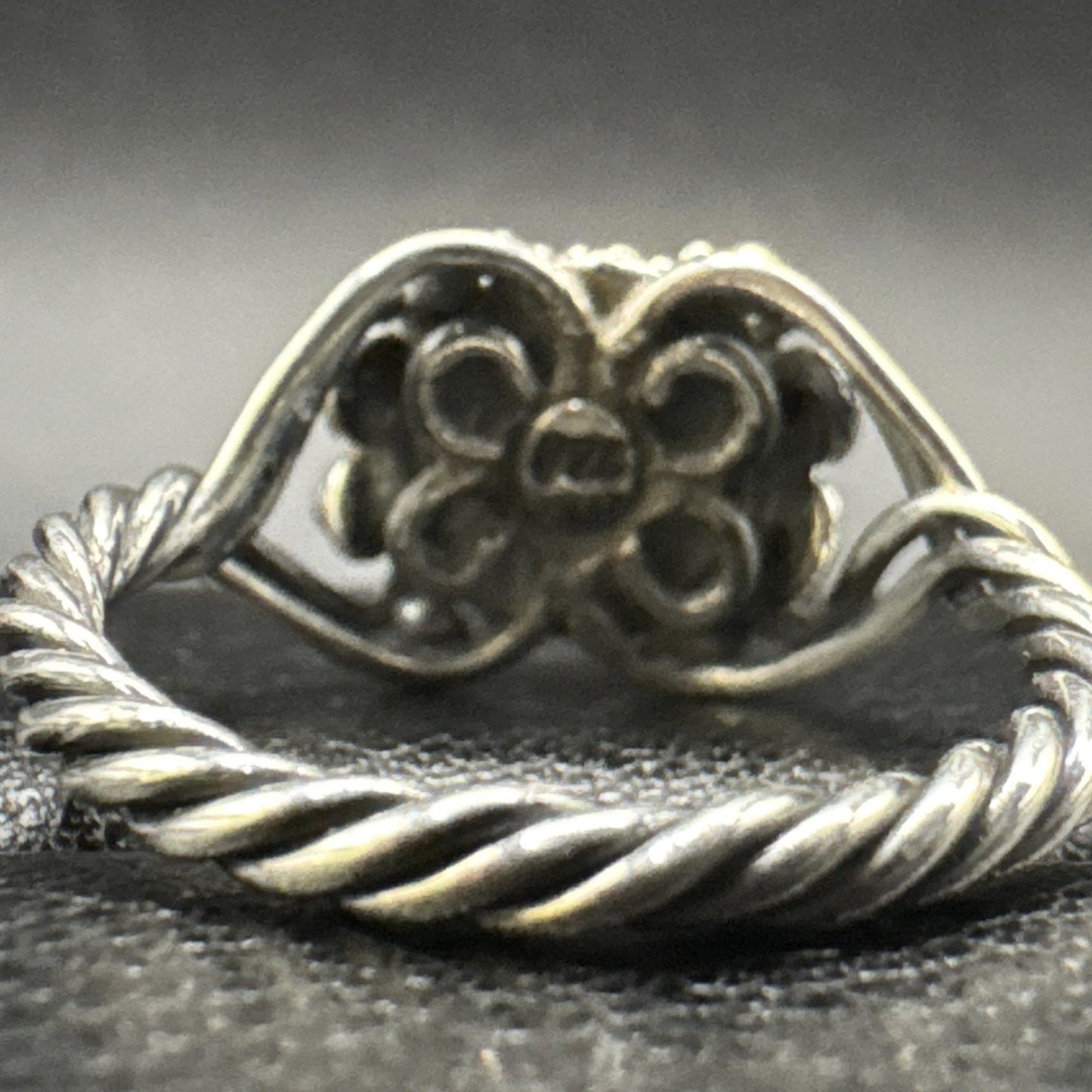 EUC Sterling Silver Turquoise Wire Wrap Ring 925 Size 7 P2